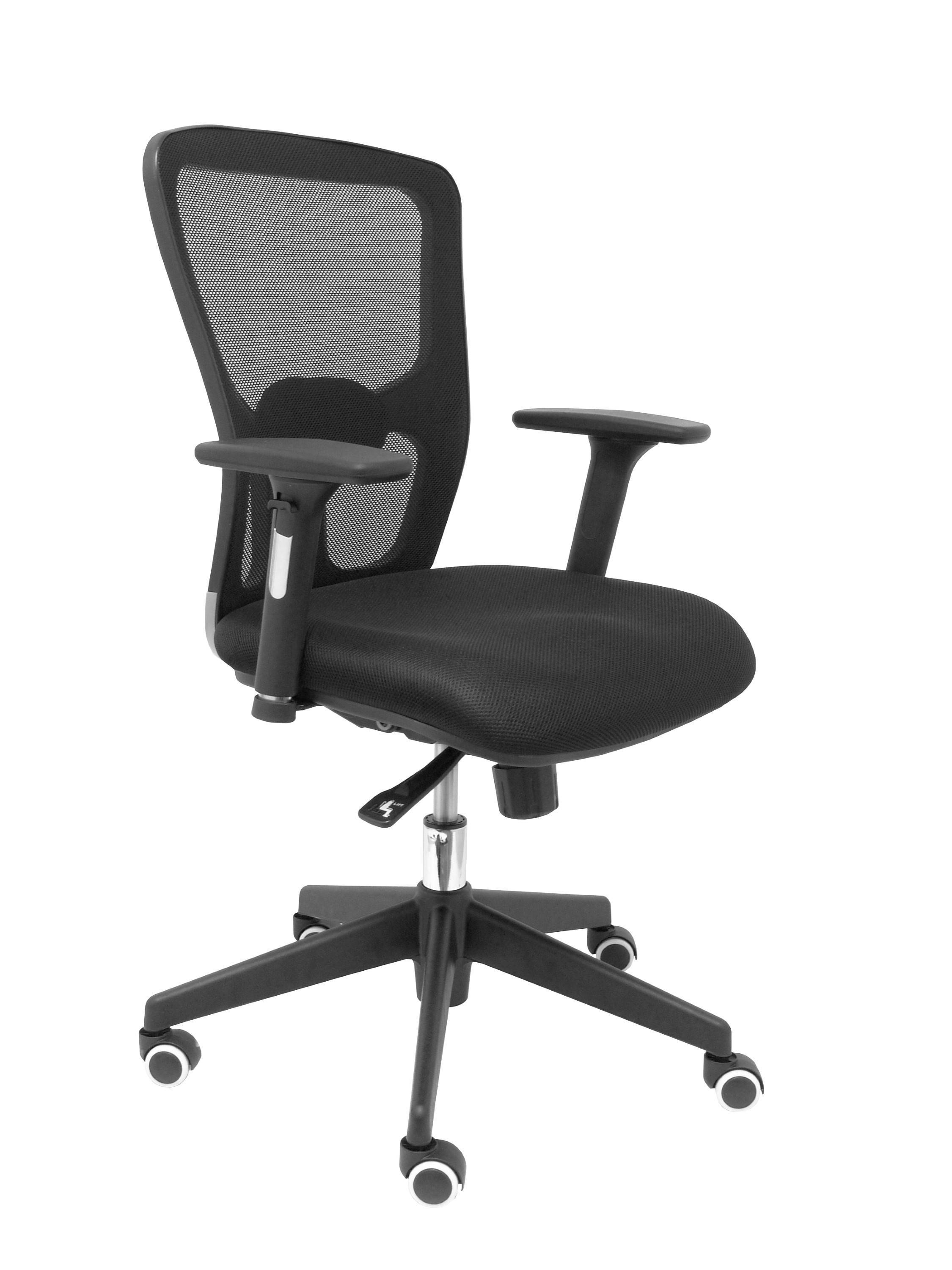 PIQUERAS Y CRESPO Silla Pozuelo respaldo malla negro asiento 3D negro ¡Ultimas unidades!!
