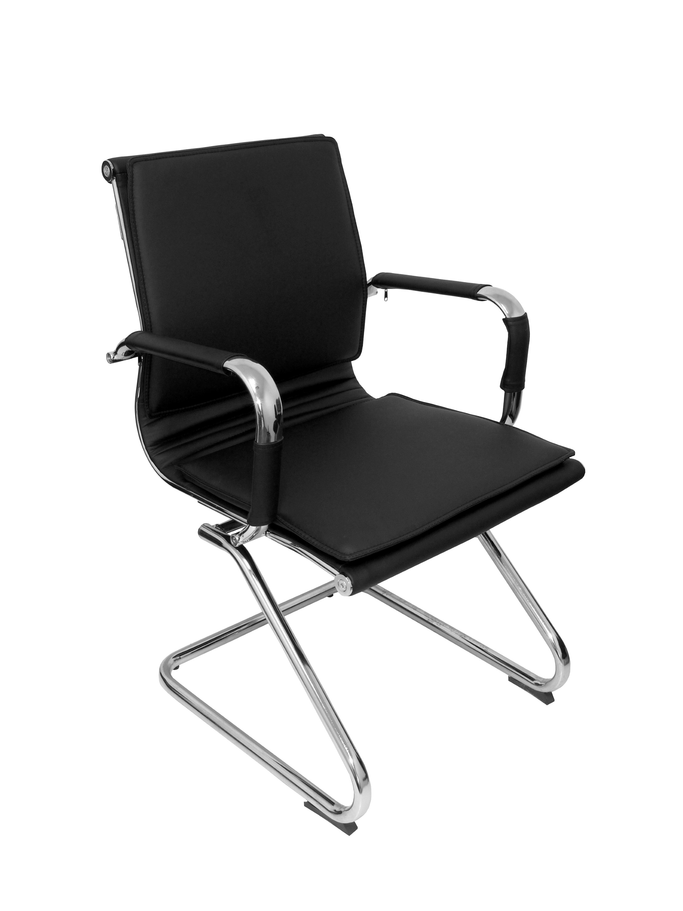 PIQUERAS Y CRESPO Sillon Yeste confidente patin similpiel negro ¡Ultimas unidades!!