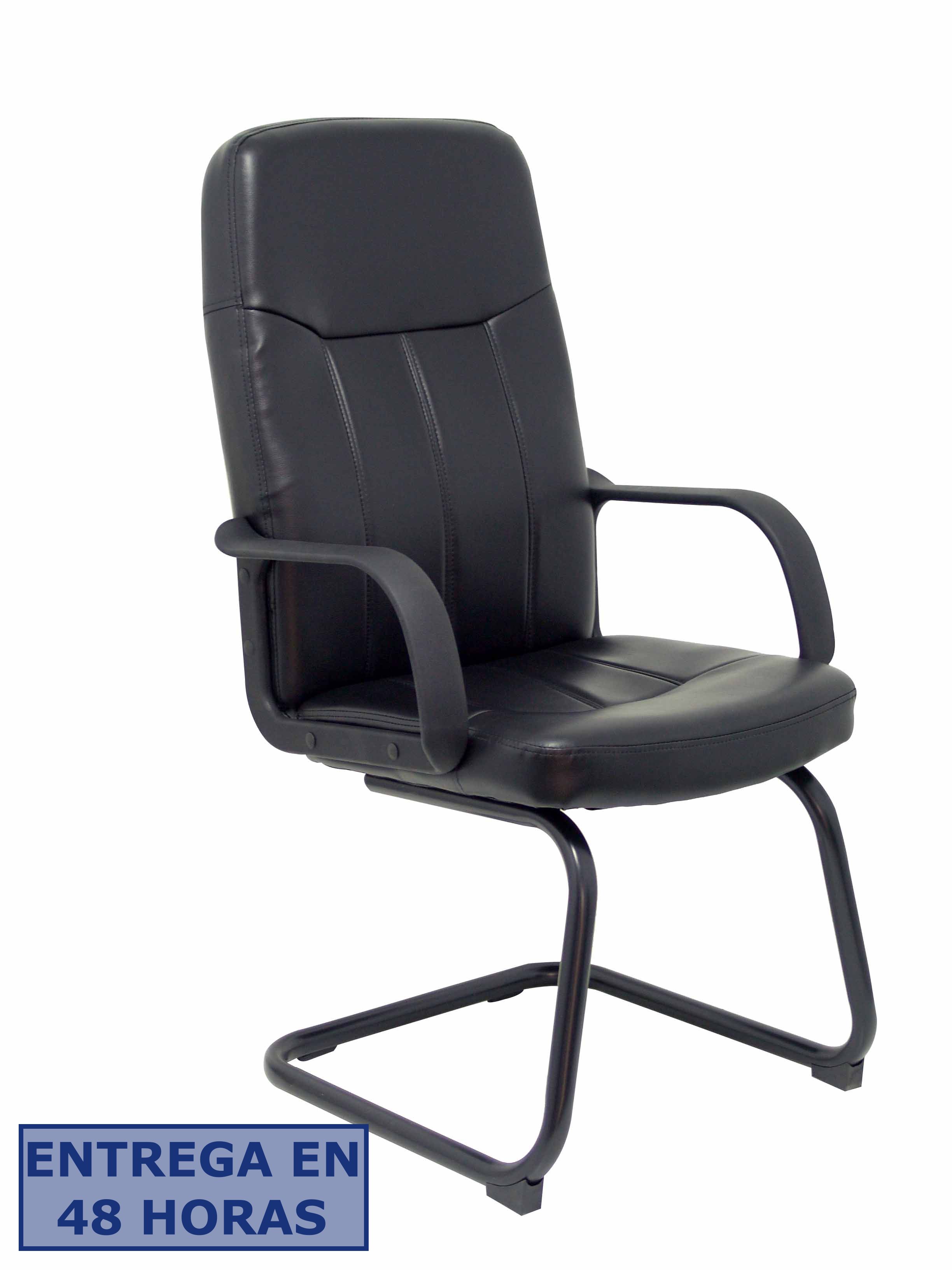 PIQUERAS Y CRESPO FOROL Sillon Villa confidente patin similpiel negro