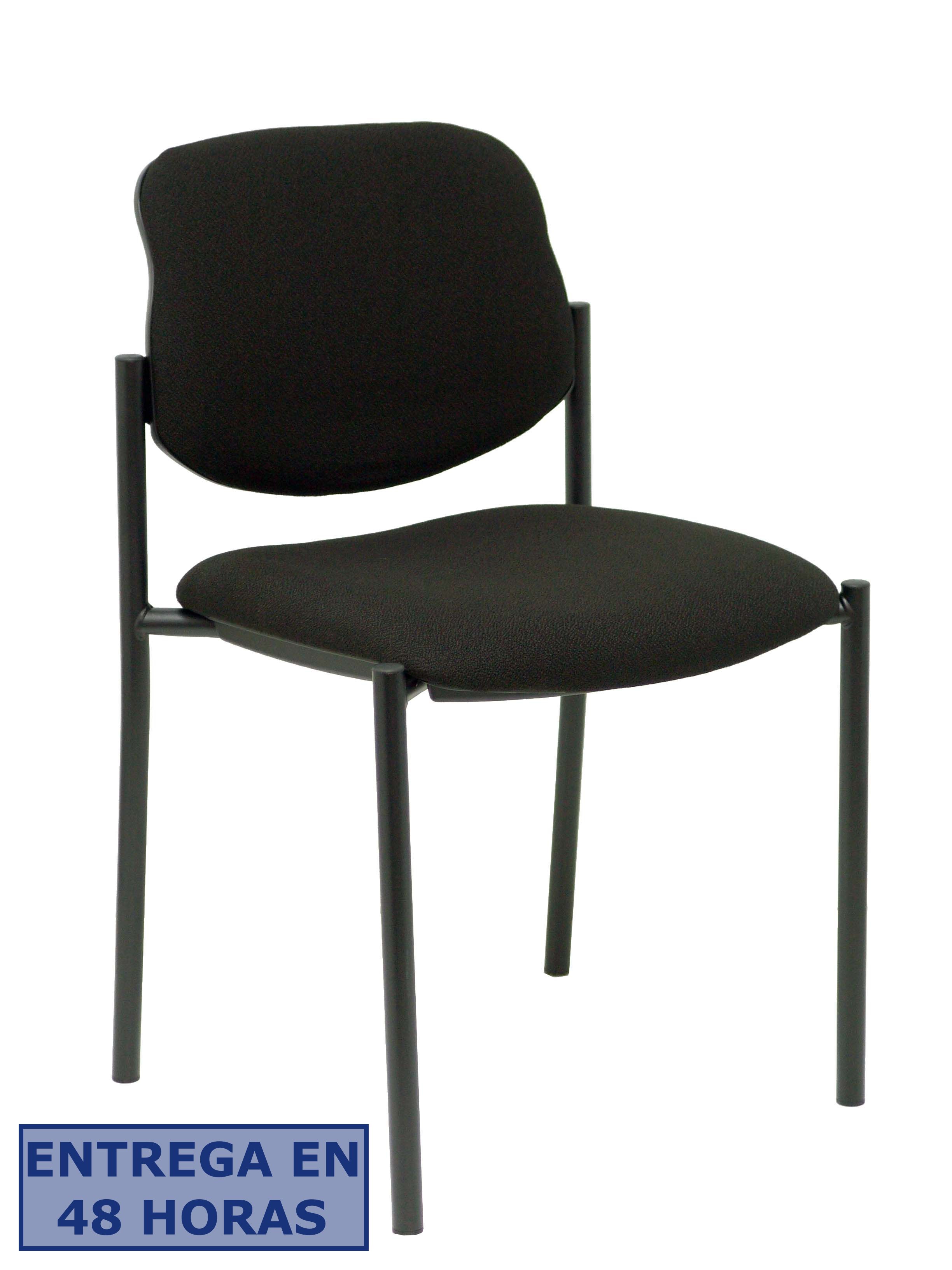 PIQUERAS Y CRESPO NOWY STYL Silla fija Styl bali negro chasis negro