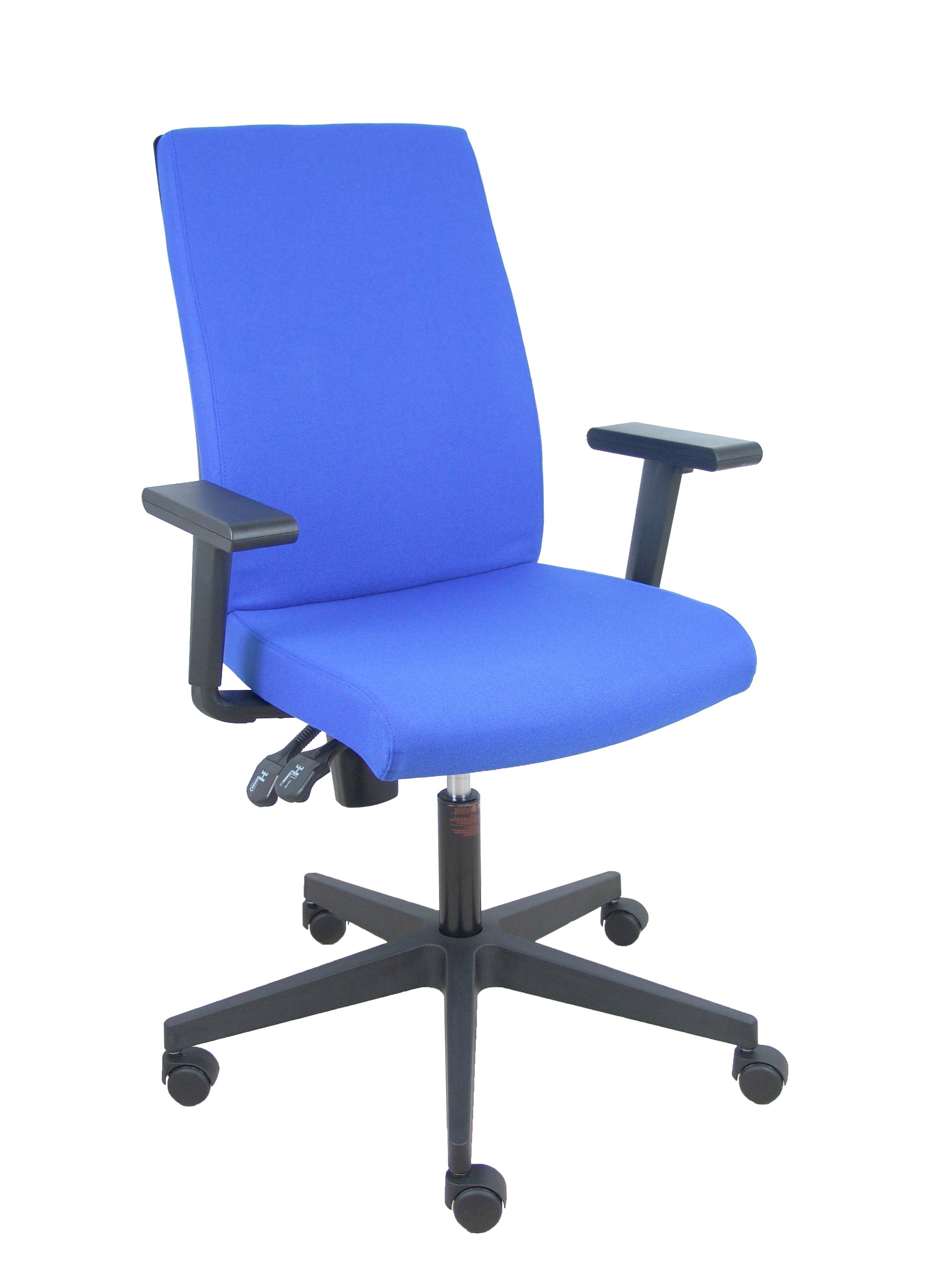 PIQUERAS Y CRESPO NOWY STYL Silla I-Line aran azul con brazos regulables.