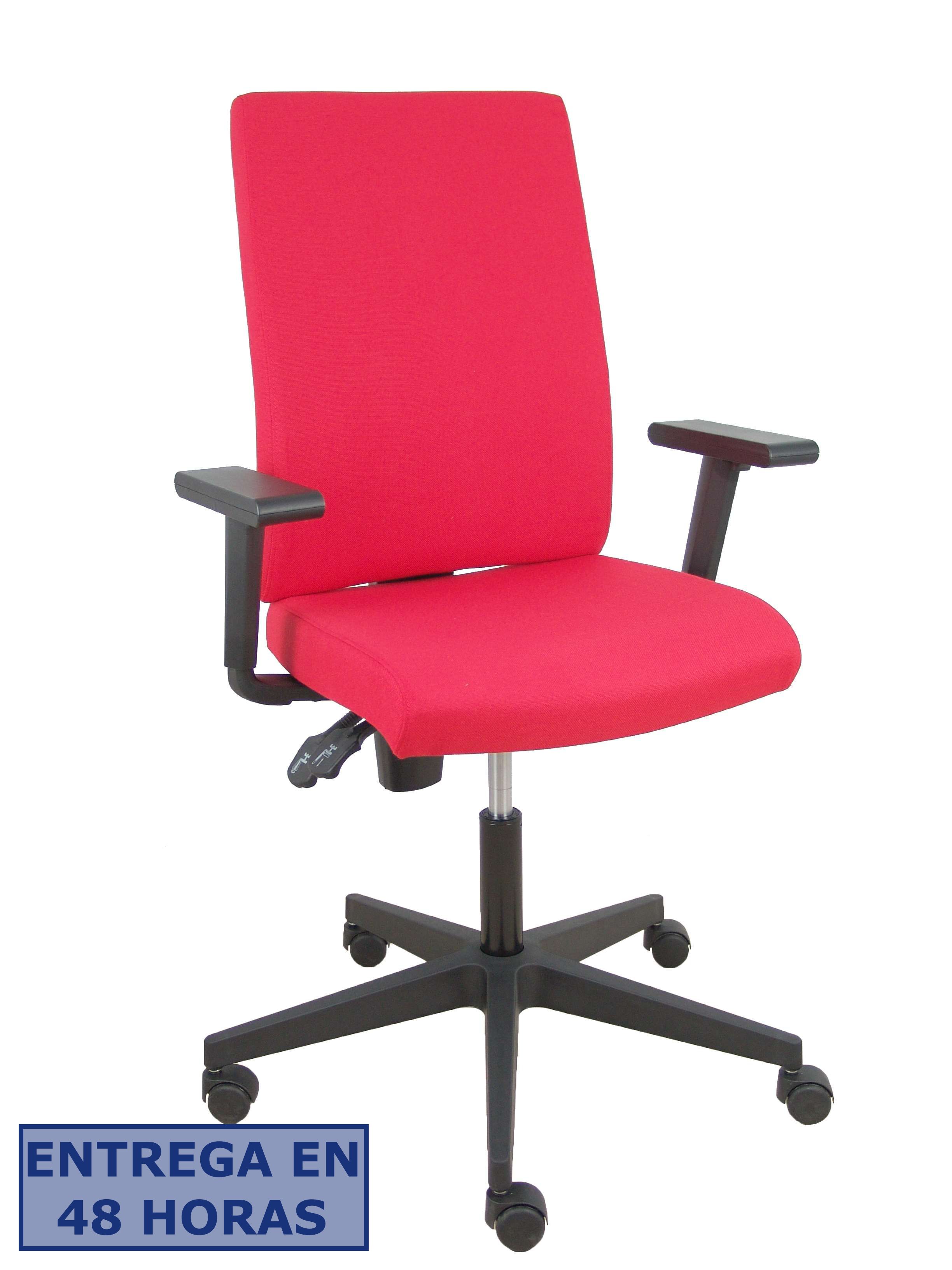 PIQUERAS Y CRESPO NOWY STYL Silla I-Line aran rojo con brazos regulables