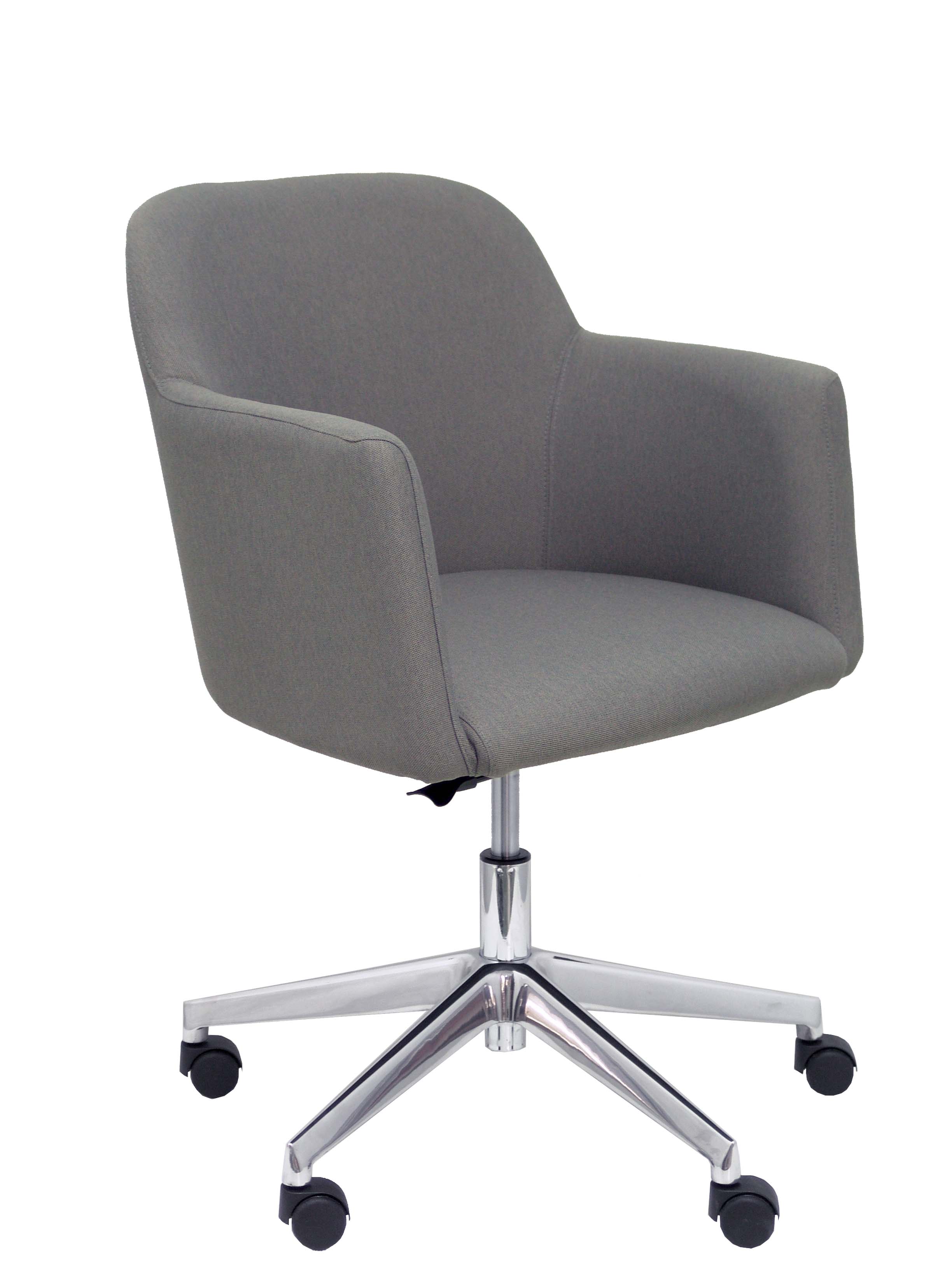 PIQUERAS Y CRESPO NOWY STYL Sillon Athena giratorio tapizado era gris