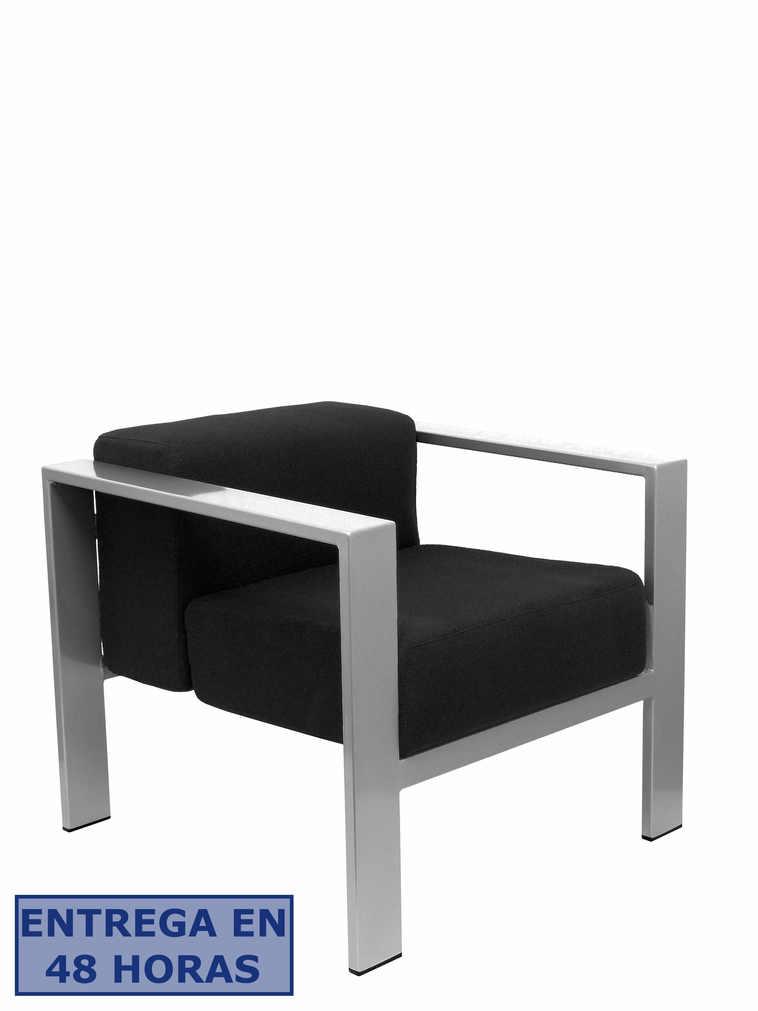 PIQUERAS Y CRESPO Sillon de espera Lazaro bali negro ¡Ultimas unidades!!