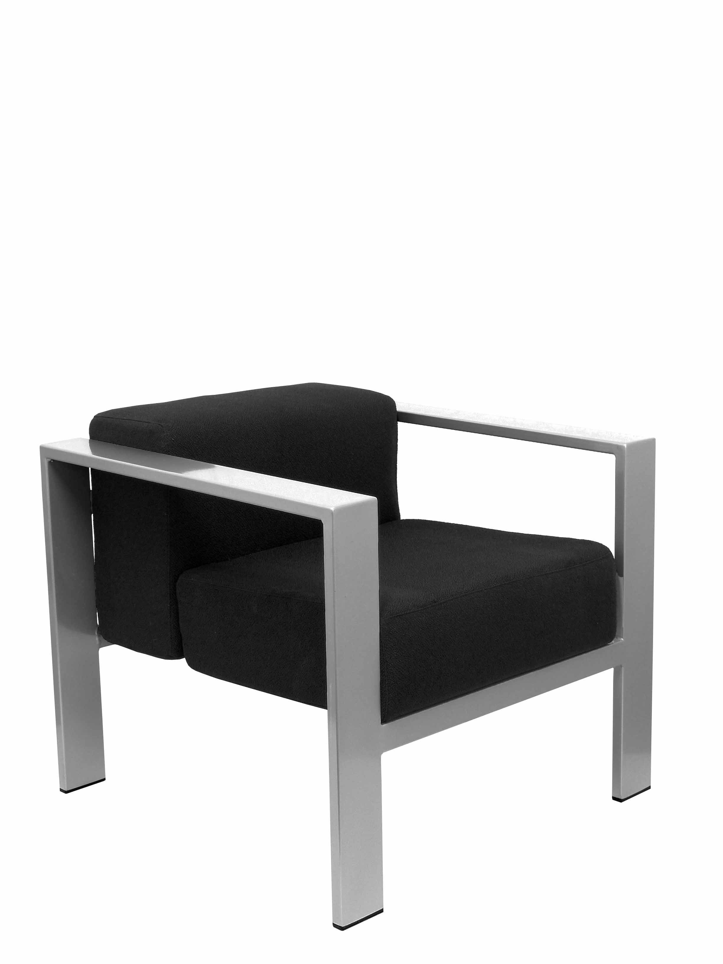 PIQUERAS Y CRESPO Sillon de espera Lazaro bali negro ¡Ultimas unidades!!