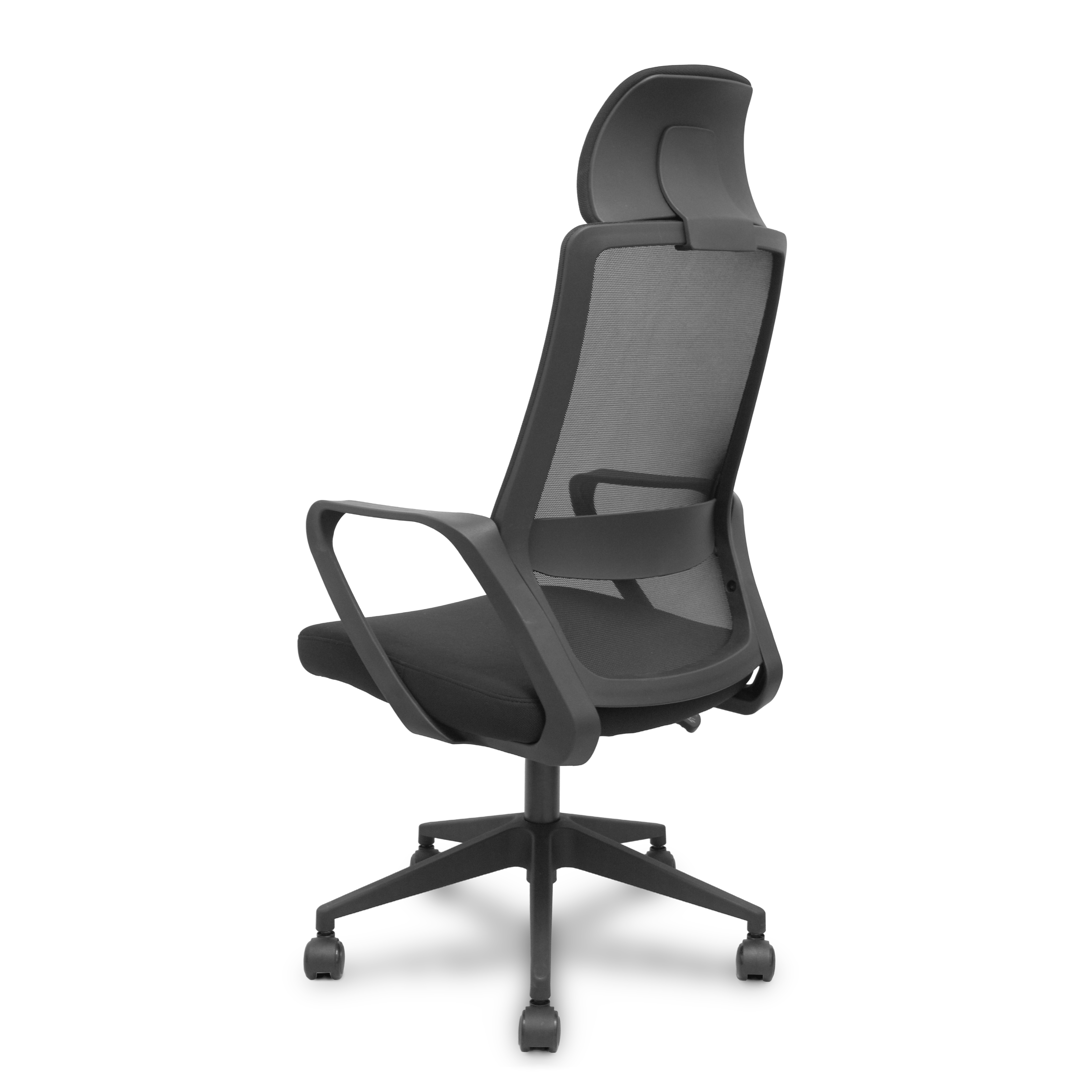 PIQUERAS Y CRESPO FOROL Silla Pro534 negra respaldo malla negro asiento tela negro base piramidal negra ruedas nailon