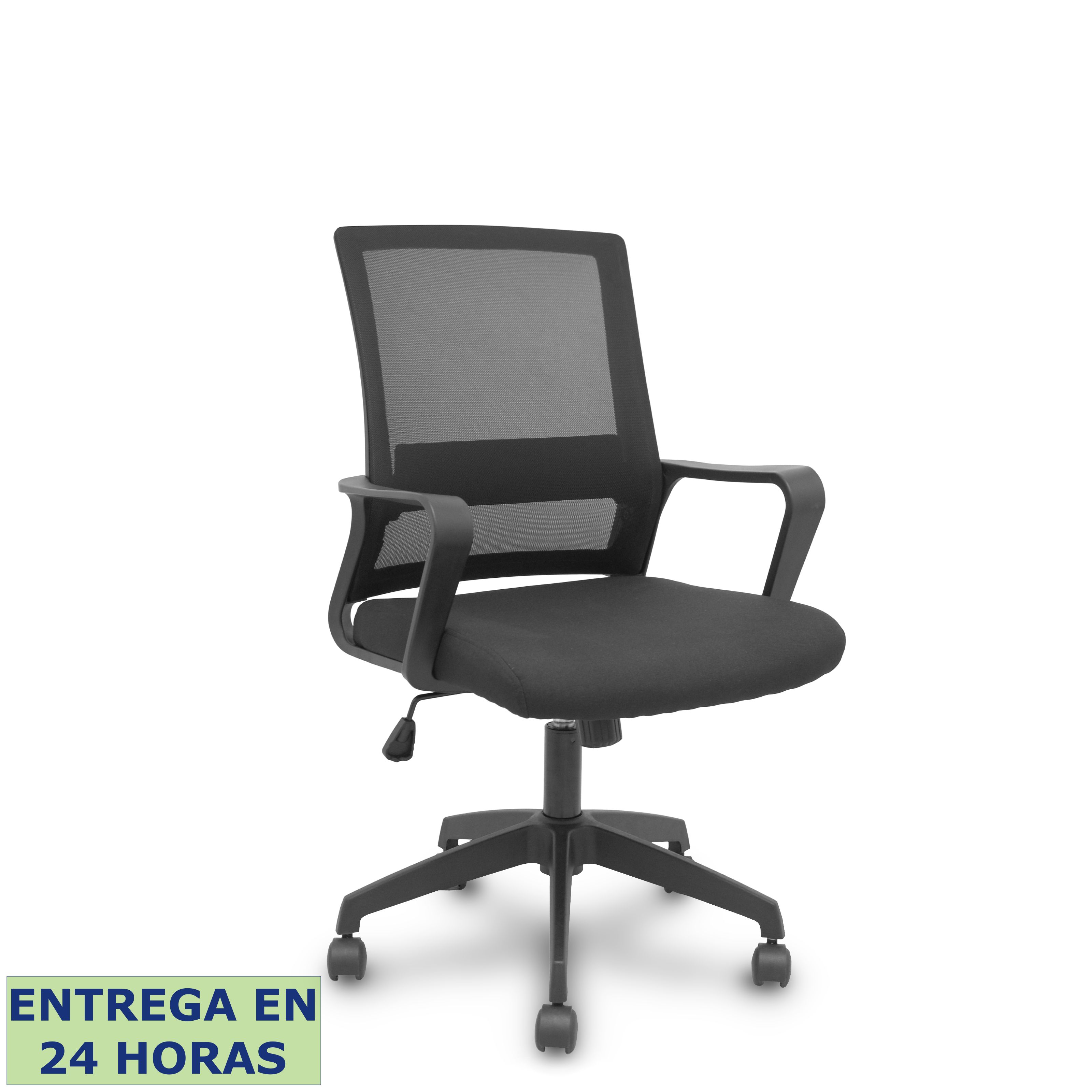 PIQUERAS Y CRESPO FOROL Silla Ergo535 negra basculante respaldo malla negro asiento tela negro ruedas nailon