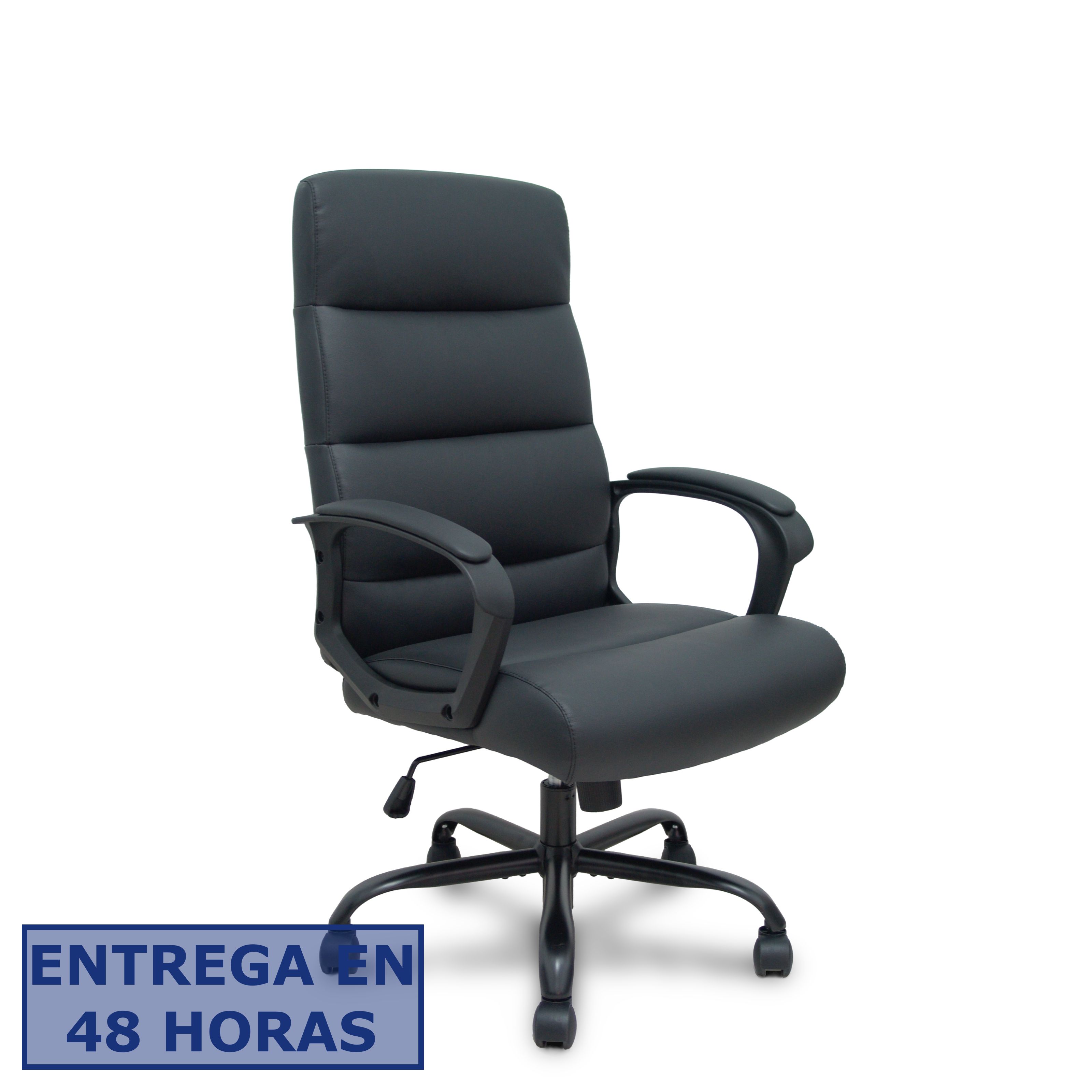PIQUERAS Y CRESPO FOROL Sillon Opti545 similpiel negro base metalica negra