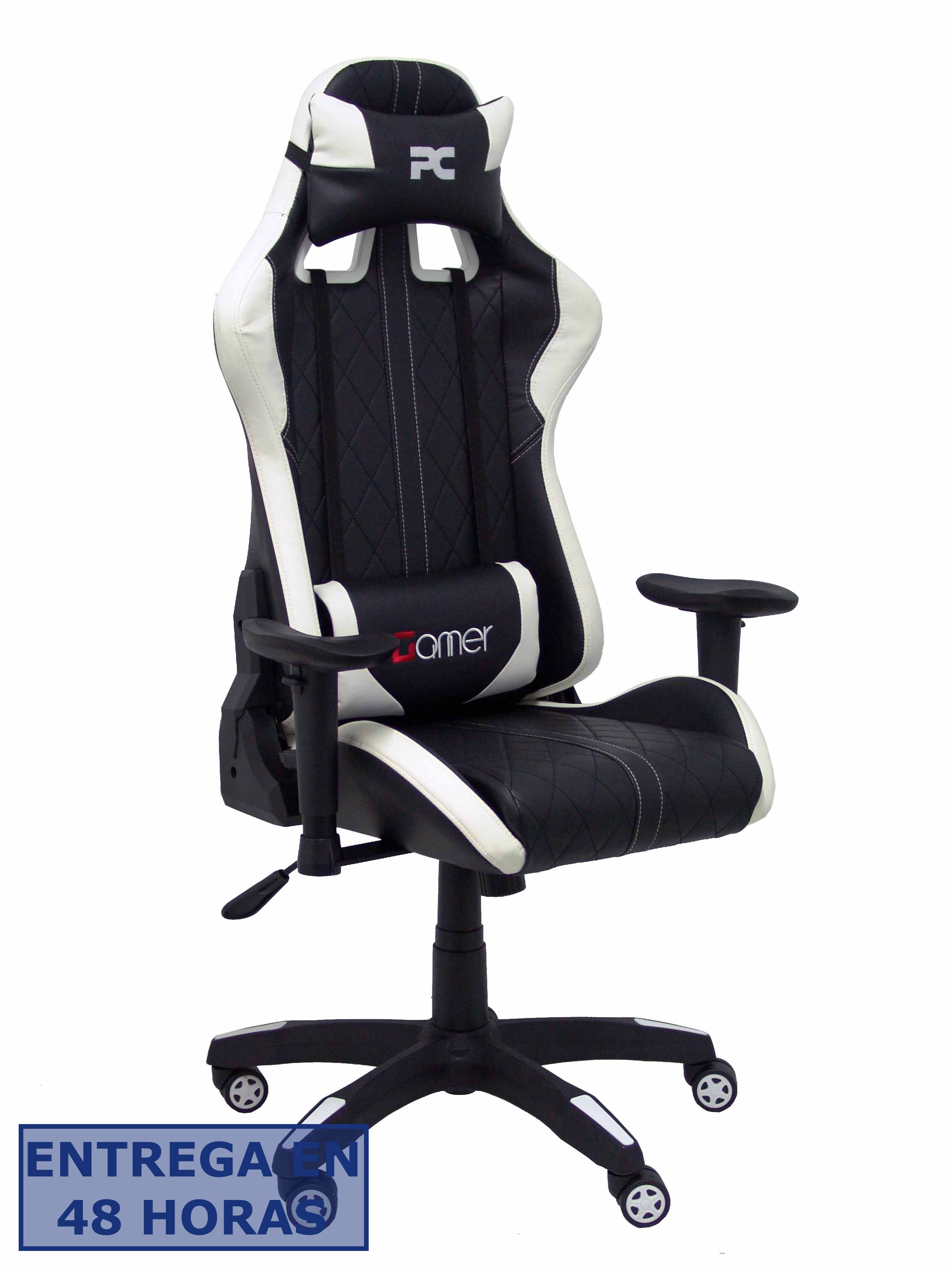 PIQUERAS Y CRESPO Silla gaming Paraiso similpiel negro