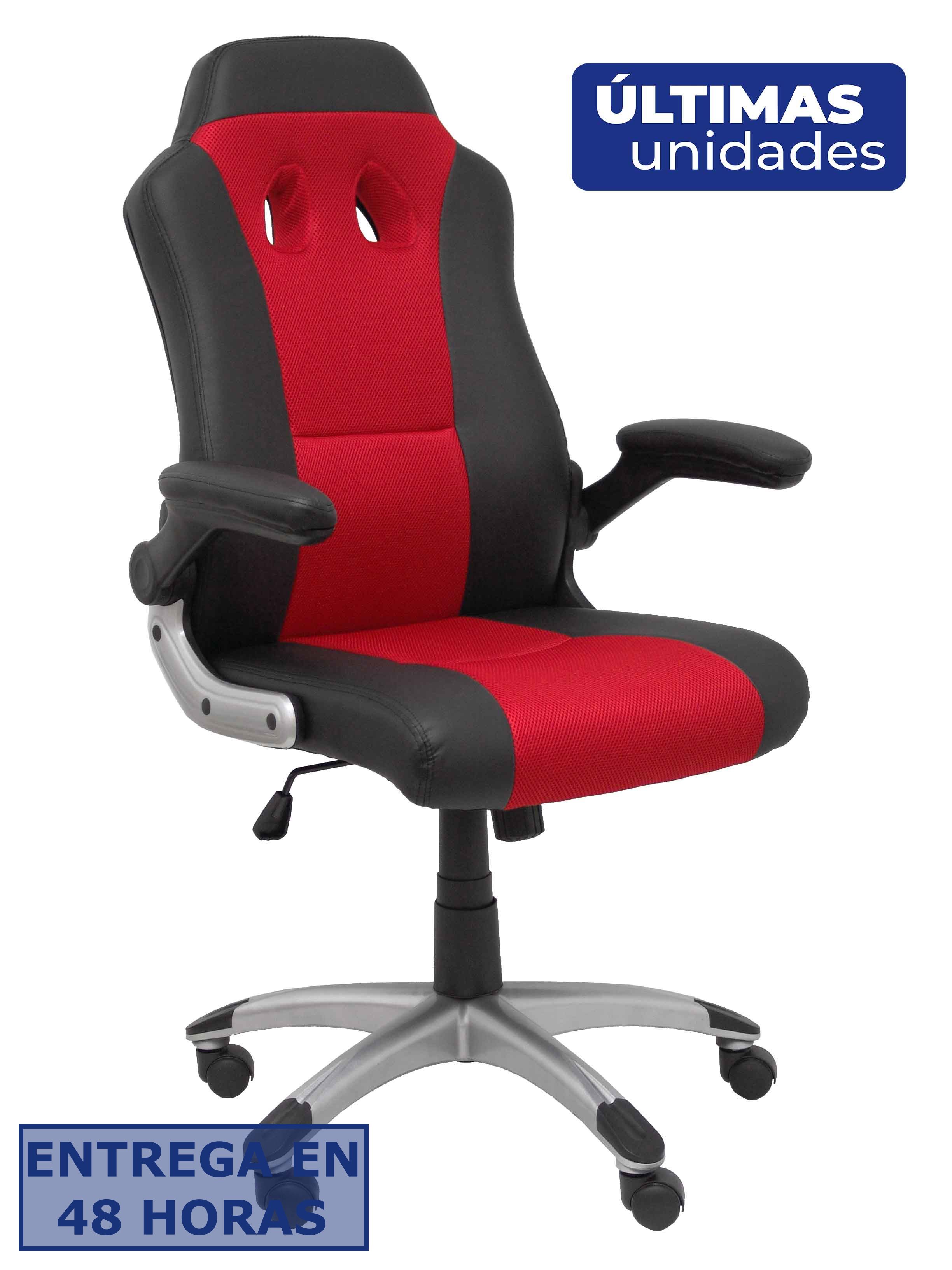 PIQUERAS Y CRESPO Silla gaming Talave similpiel negro y rojo. ¡Ultimas unidades!!