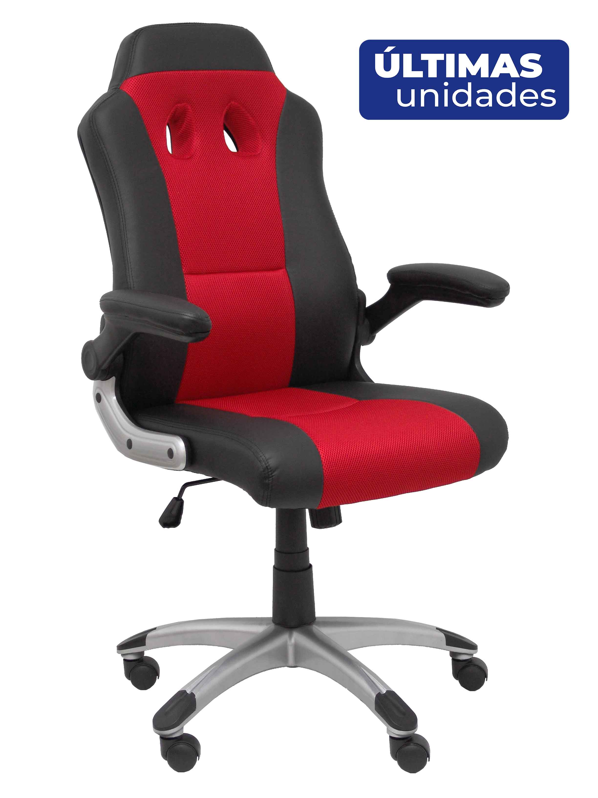 PIQUERAS Y CRESPO Silla gaming Talave similpiel negro y rojo. ¡Ultimas unidades!!