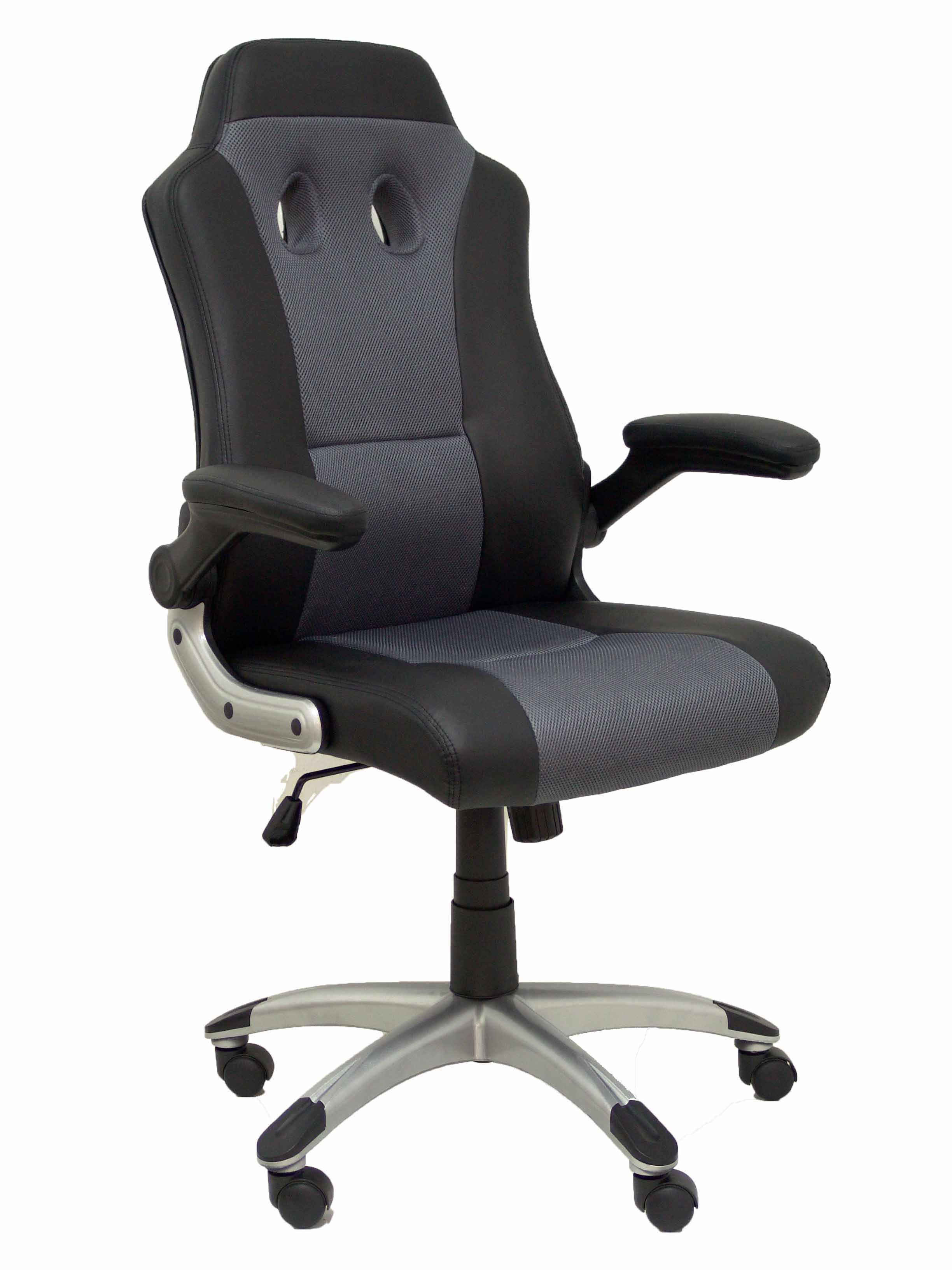 PIQUERAS Y CRESPO FOROL Silla gaming Talave similpiel negro y gris