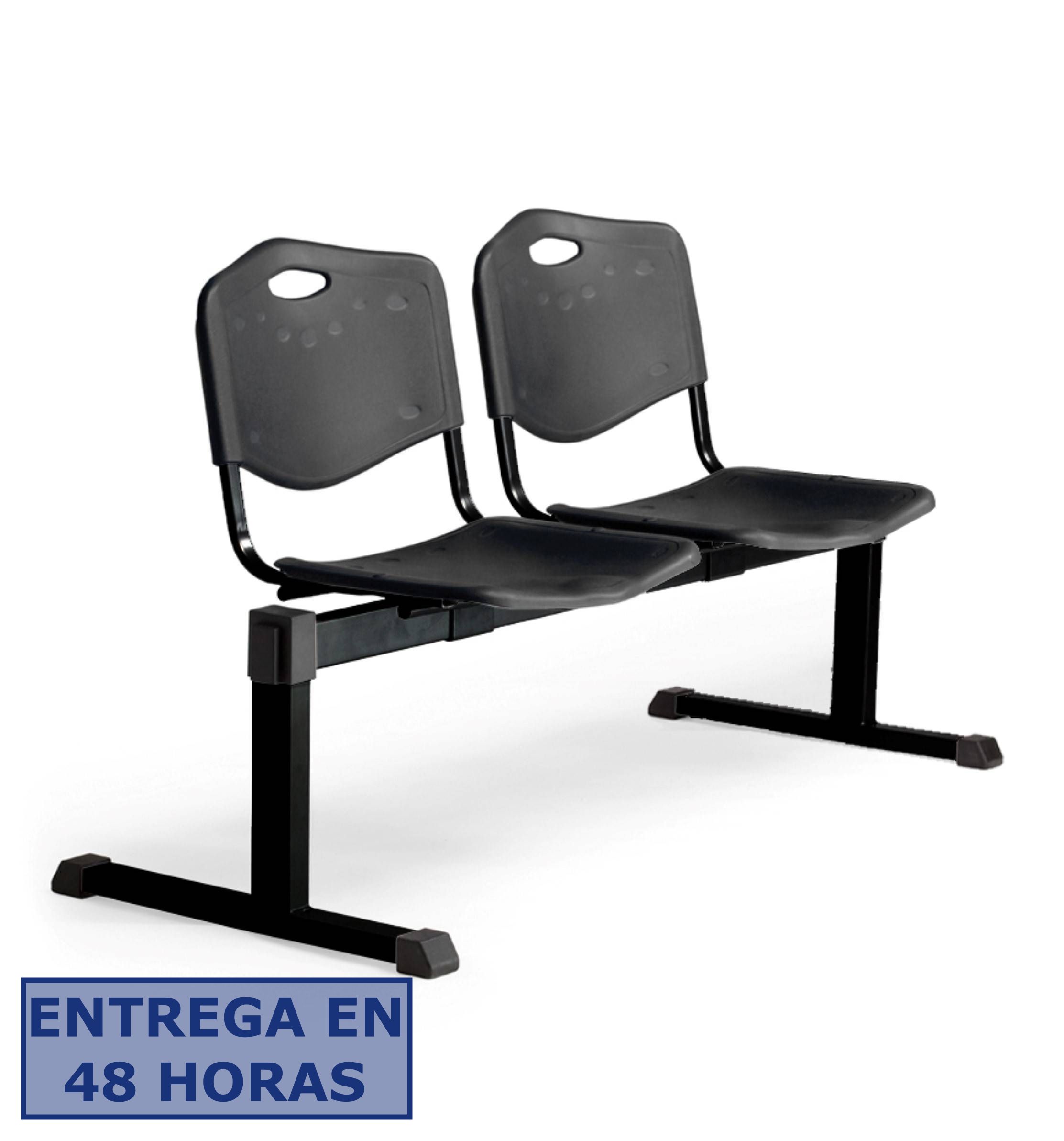 PIQUERAS Y CRESPO NOWY STYL Bancada Iso plastic 2 plazas PVC color negro