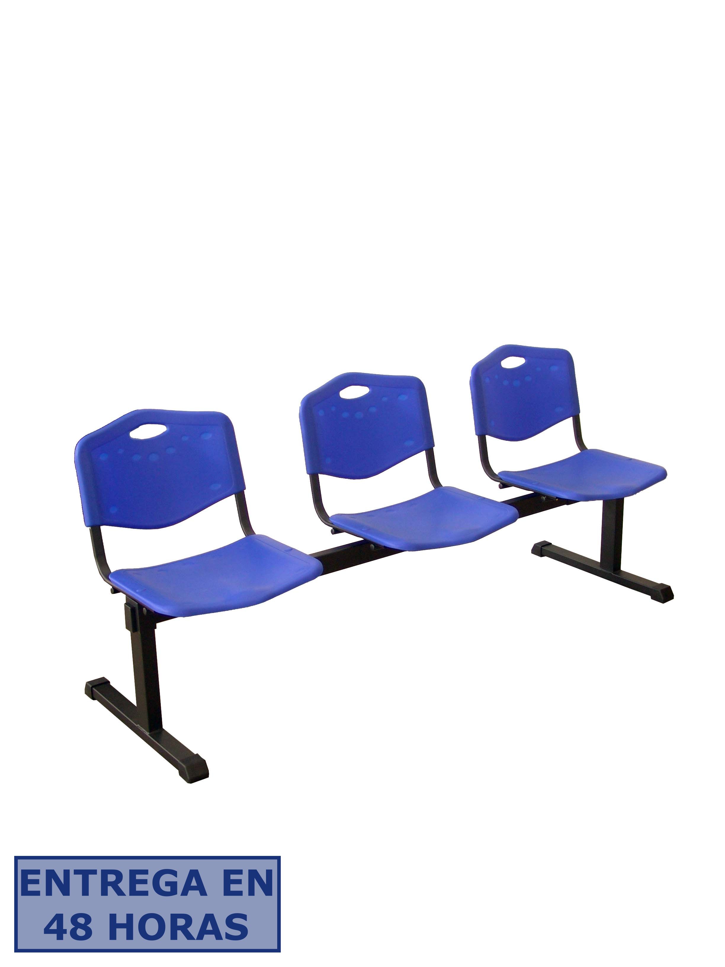 PIQUERAS Y CRESPO NOWY STYL Bancada Iso plastic 3 plazas PVC color azul
