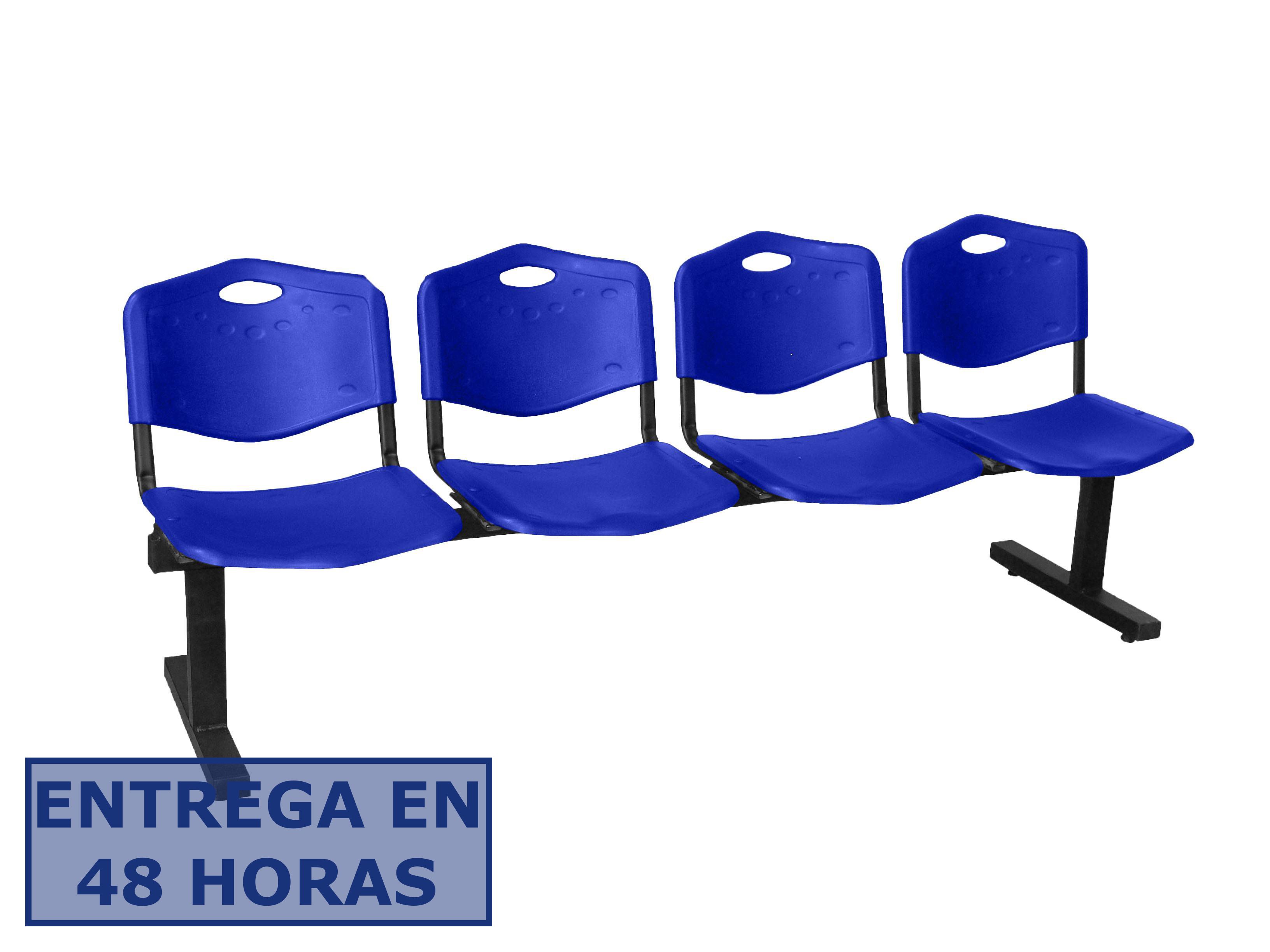 PIQUERAS Y CRESPO NOWY STYL Bancada Iso plastic 4 plazas PVC color azul