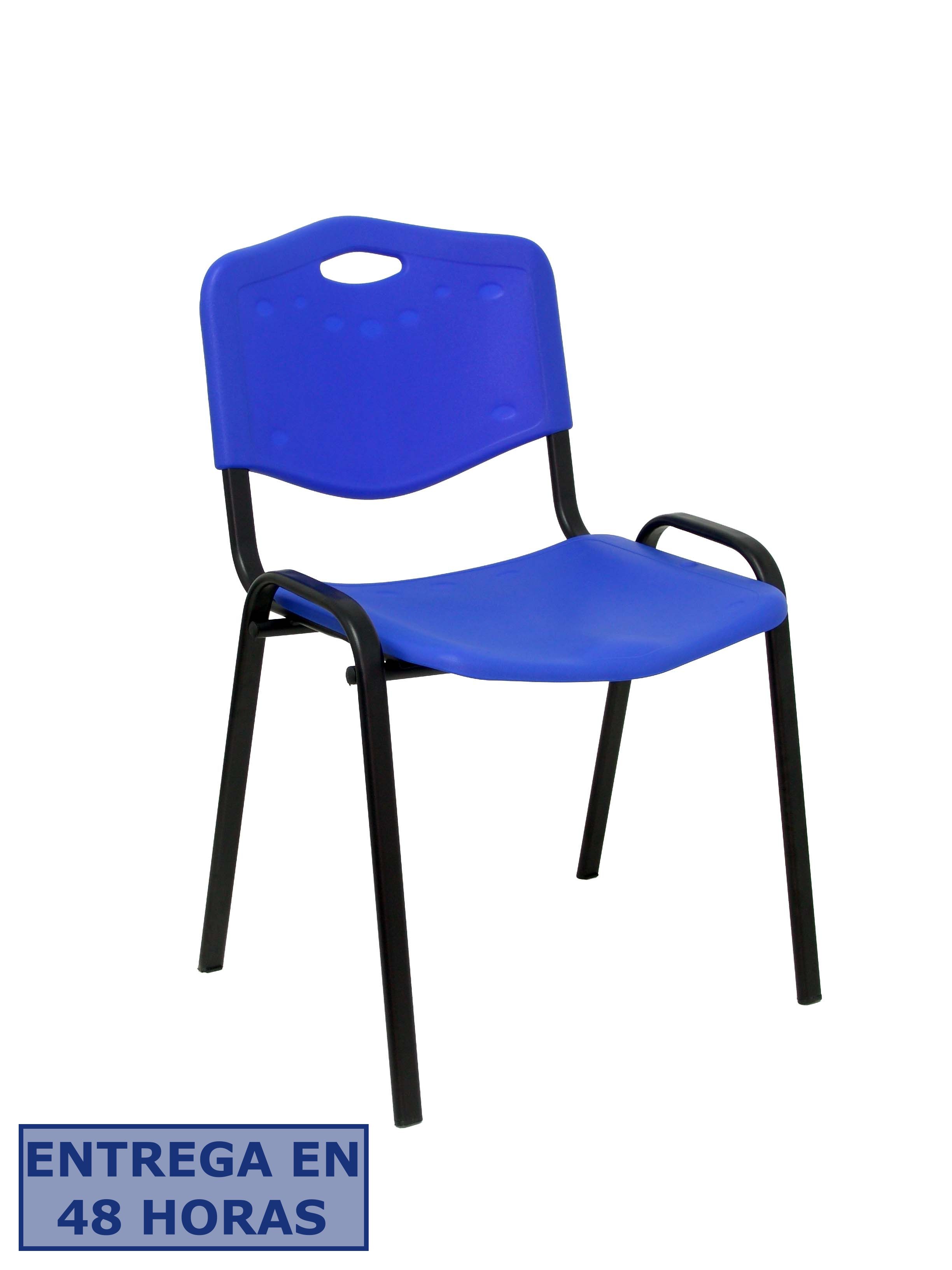 PIQUERAS Y CRESPO NOWY STYL Pack 1 sillas Iso plastic PVC azul