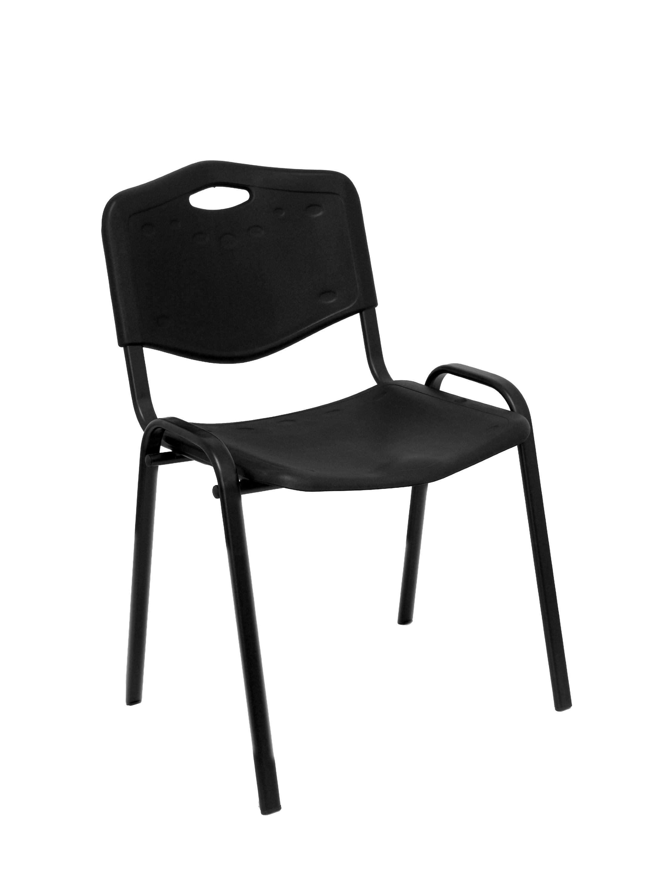 PIQUERAS Y CRESPO NOWY STYL Pack 2 sillas Iso plastic PVC negro