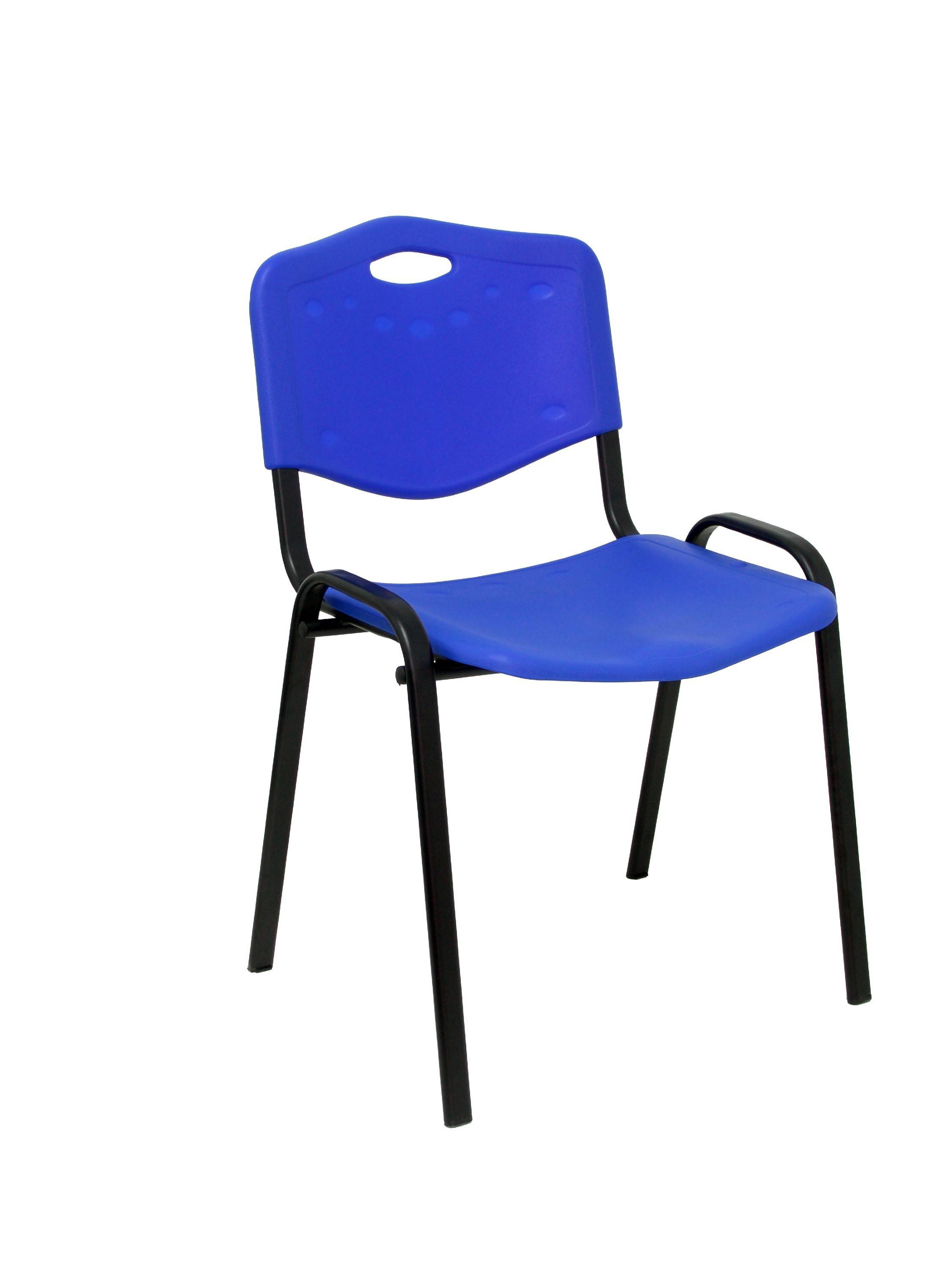 PIQUERAS Y CRESPO NOWY STYL Pack 4 sillas Iso plastic PVC azul