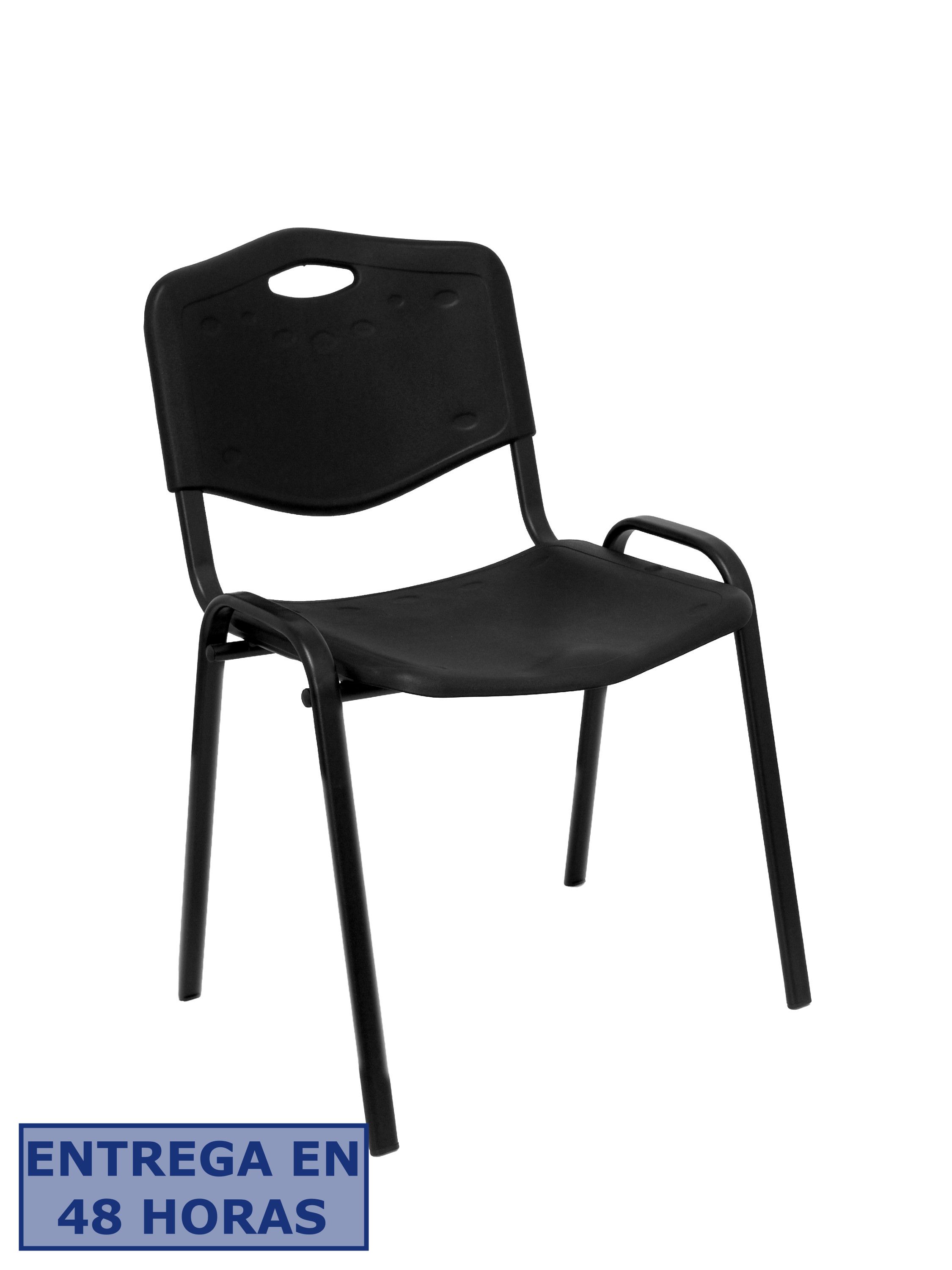 PIQUERAS Y CRESPO NOWY STYL Pack 4 sillas Iso plastic PVC negro