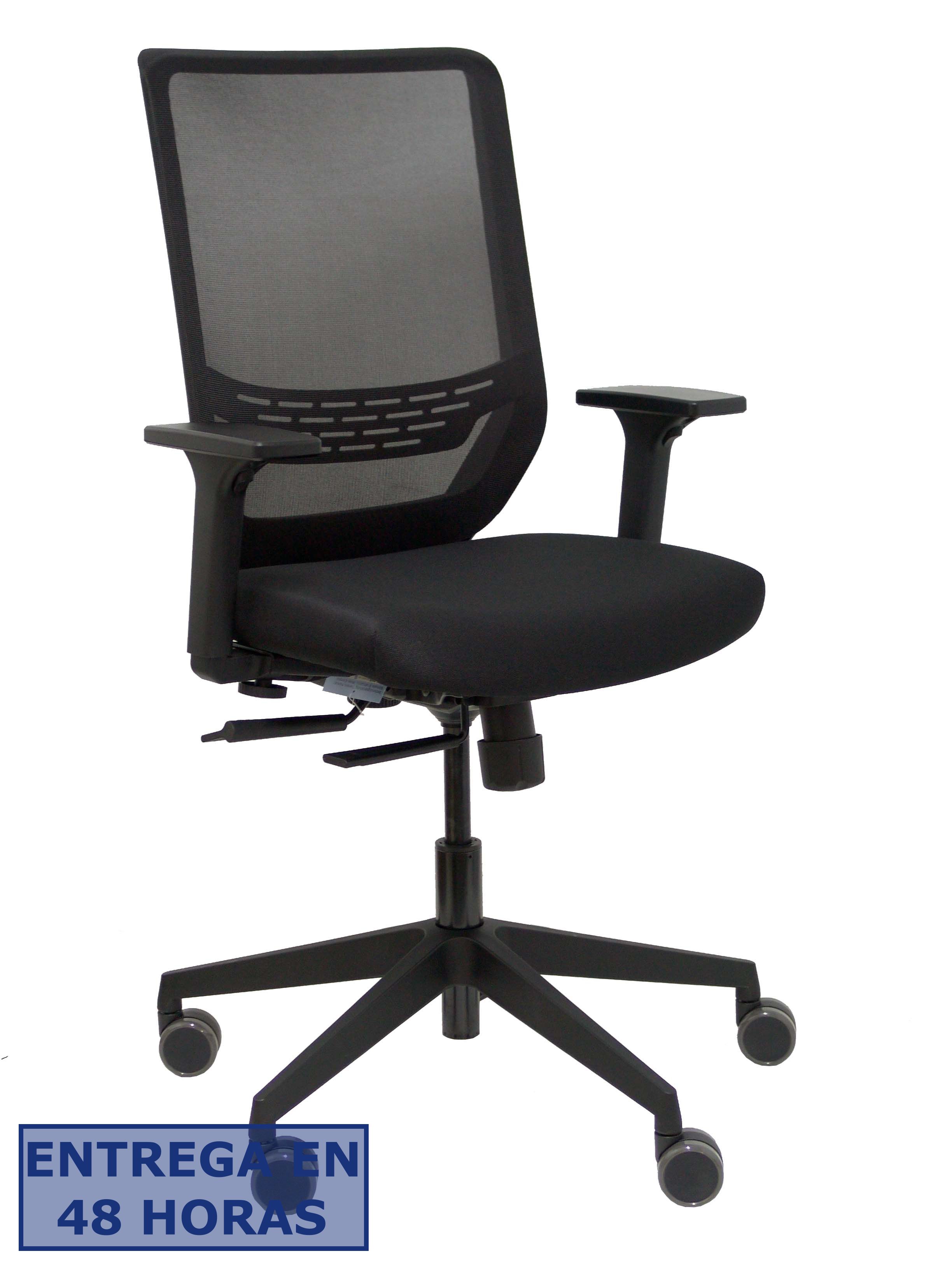 PIQUERAS Y CRESPO DAUPHIN Silla To Sync work Task malla negra focus negro brazos regulabes ruedas parque