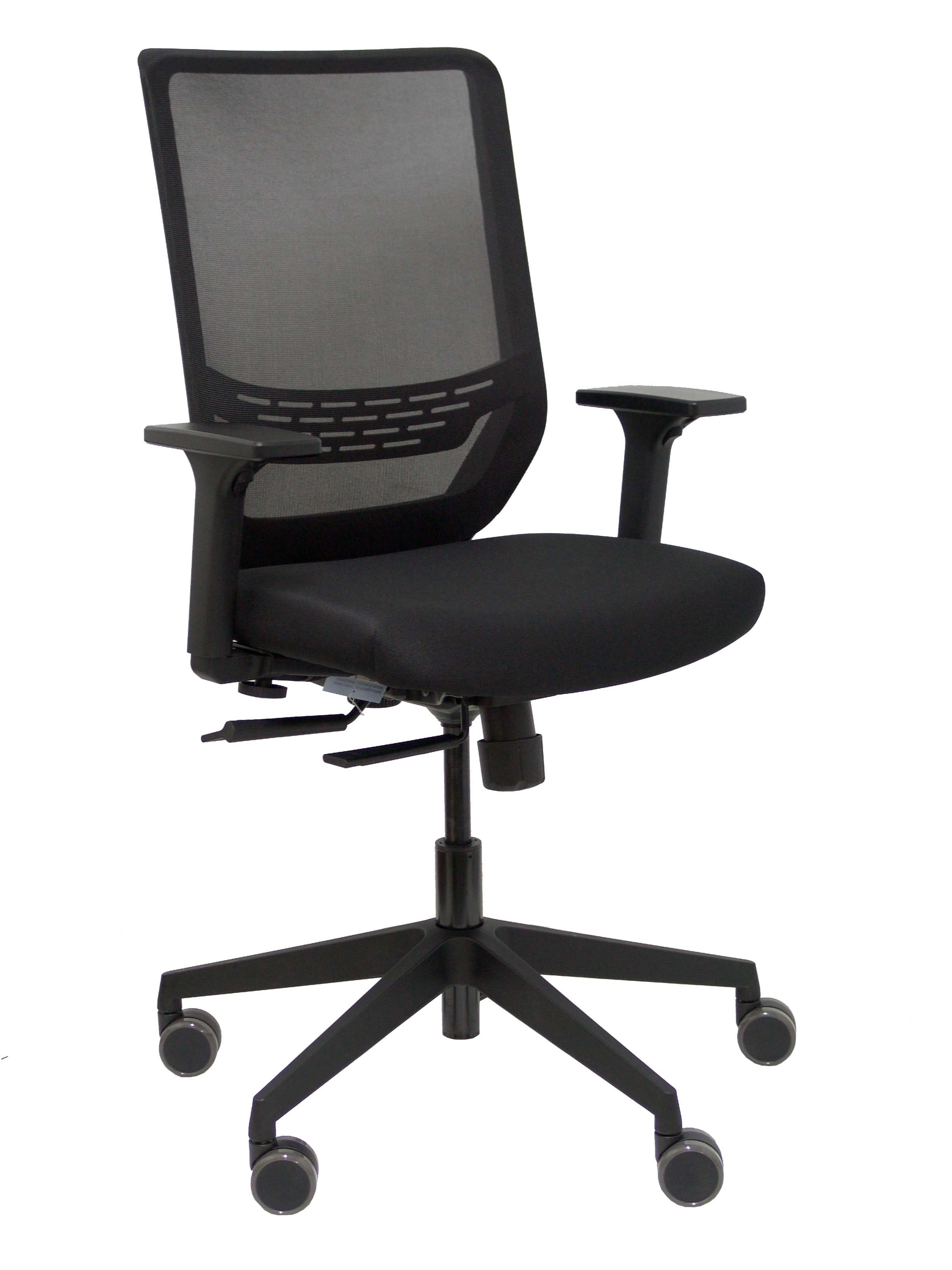PIQUERAS Y CRESPO DAUPHIN Silla To Sync work Task malla negra focus negro brazos regulabes ruedas parque