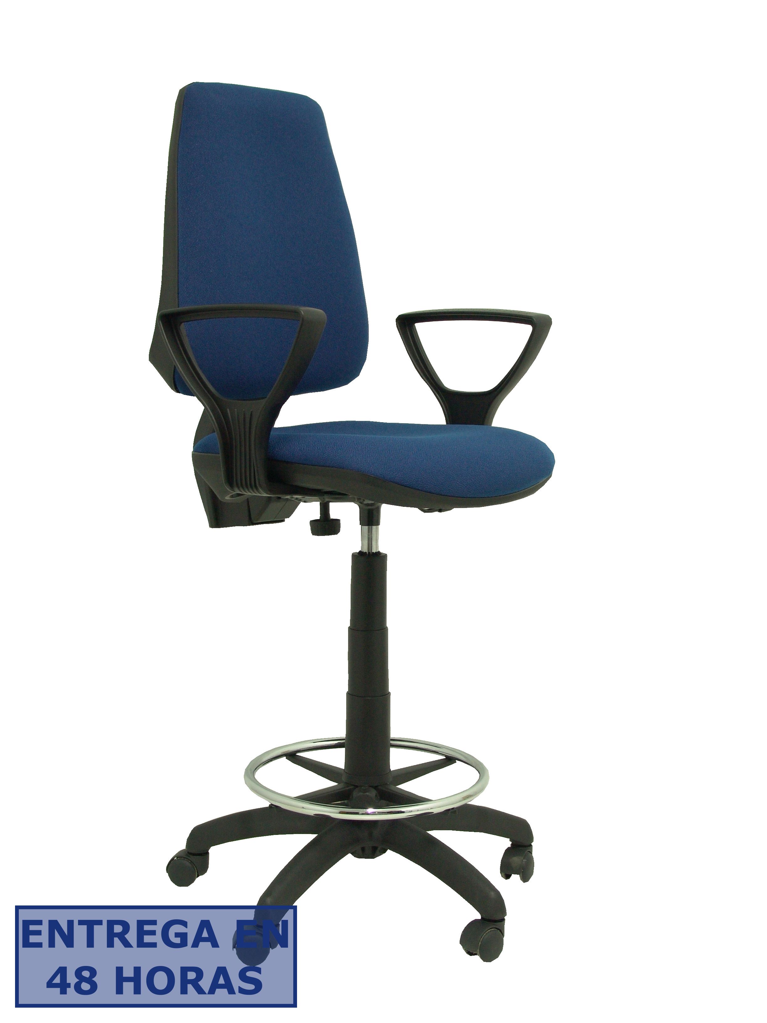 PIQUERAS Y CRESPO Taburete Elche CP brazos golf bali color azul marino