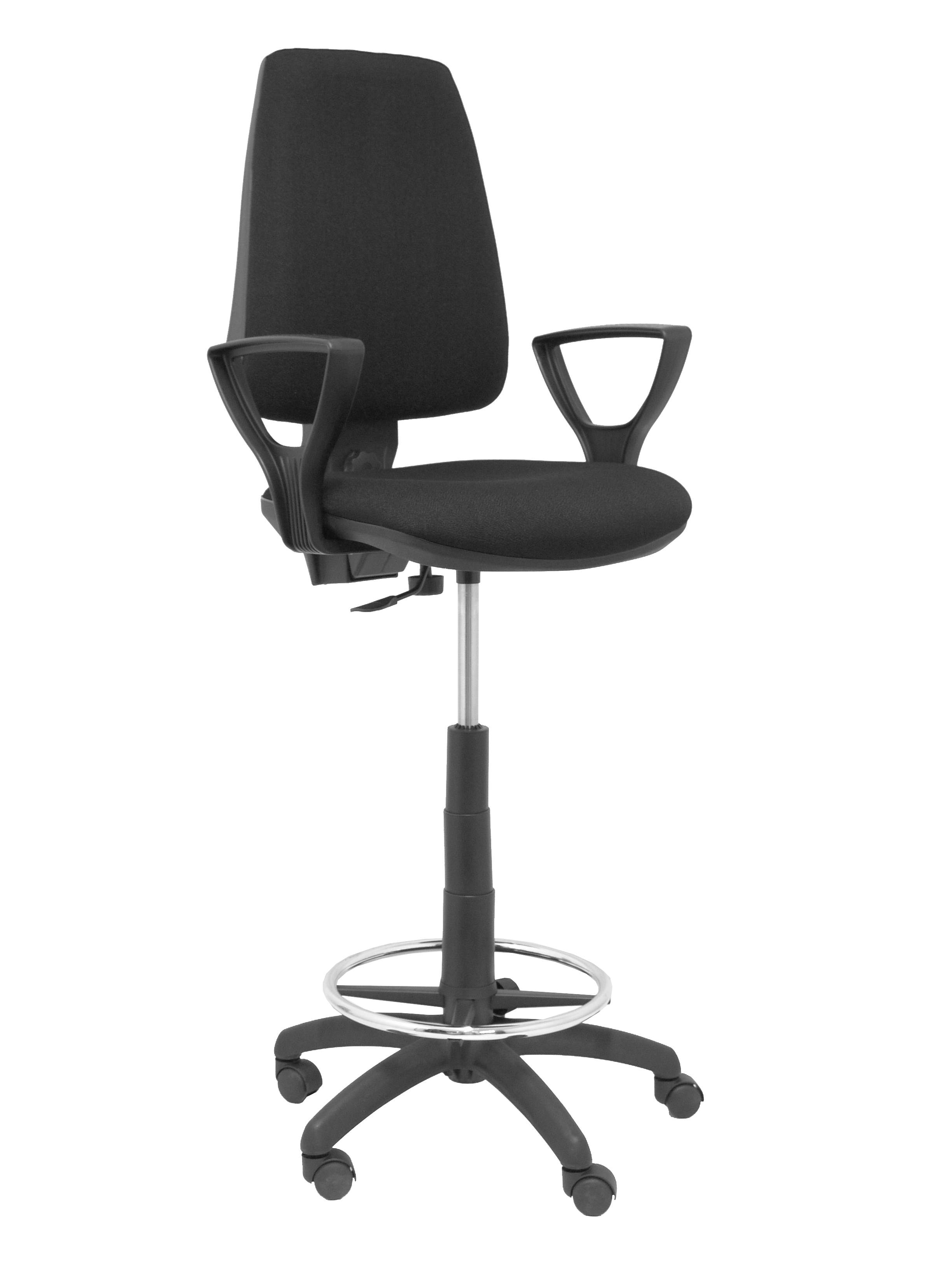 PIQUERAS Y CRESPO Taburete Elche CP brazos golf bali color negro