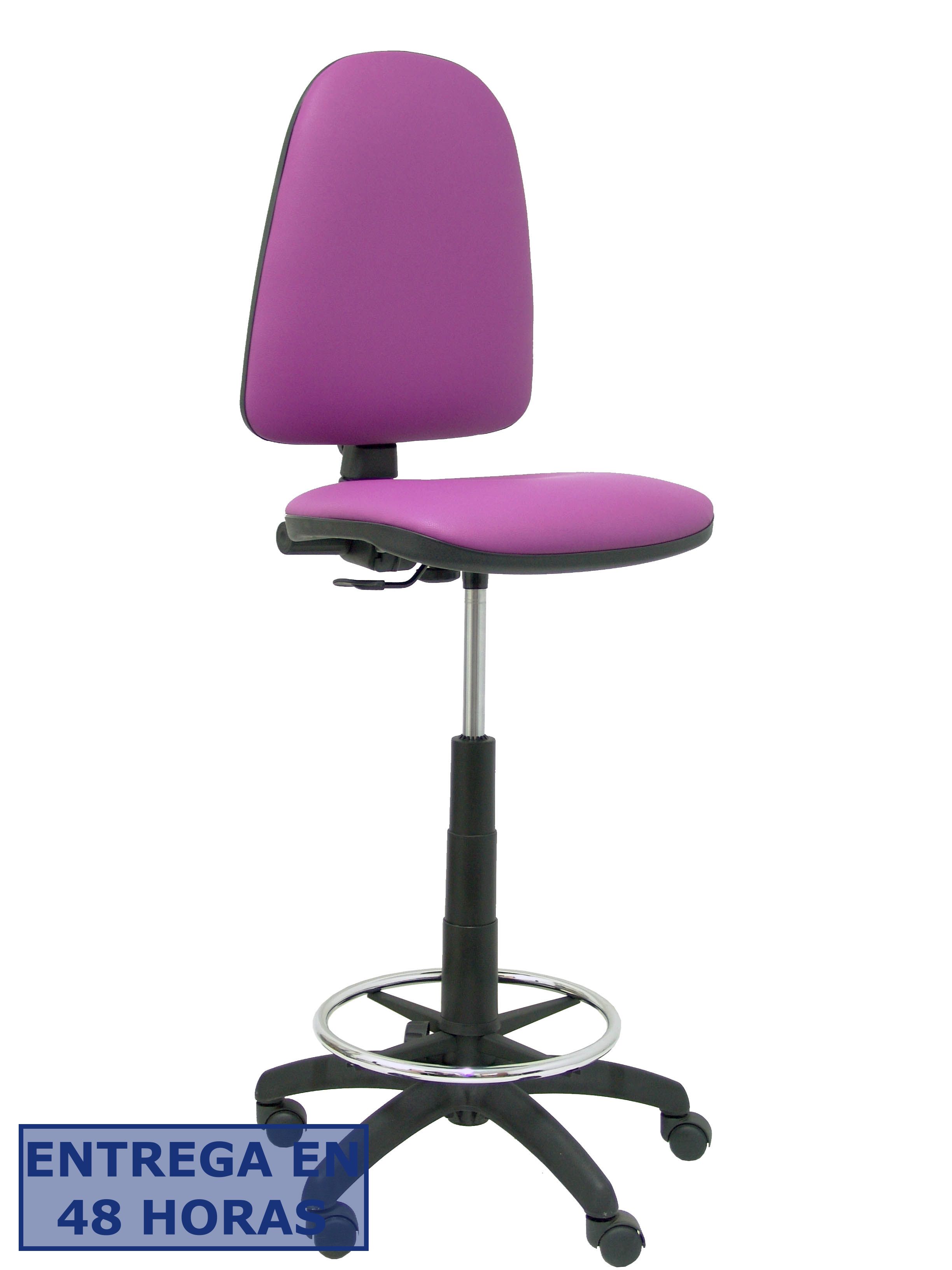 PIQUERAS Y CRESPO Taburete Aýna similpiel morado