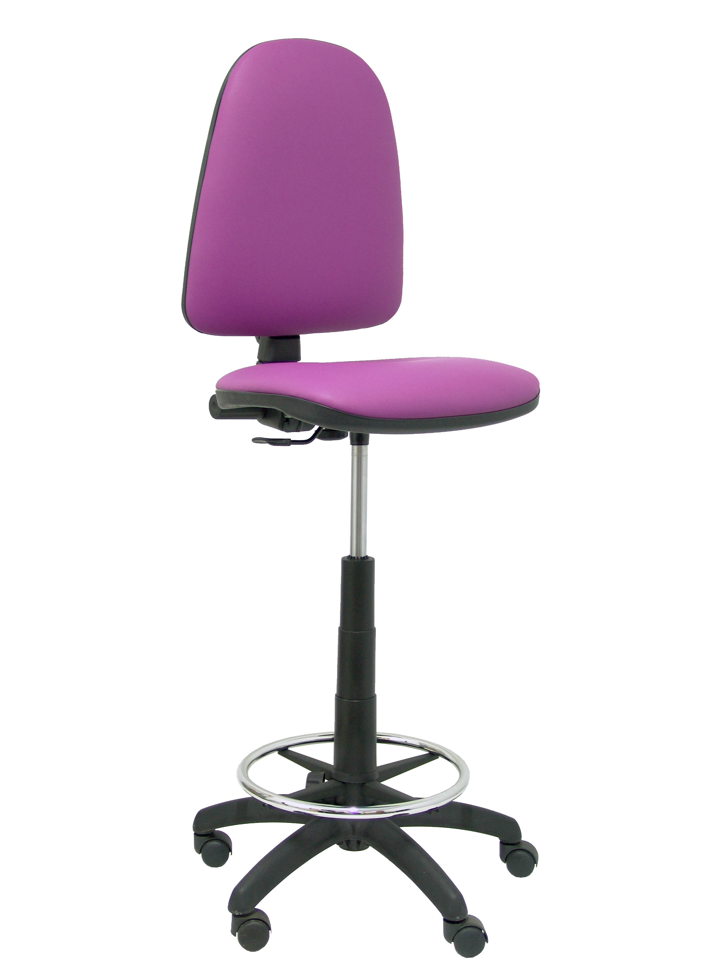 PIQUERAS Y CRESPO Taburete Aýna similpiel morado
