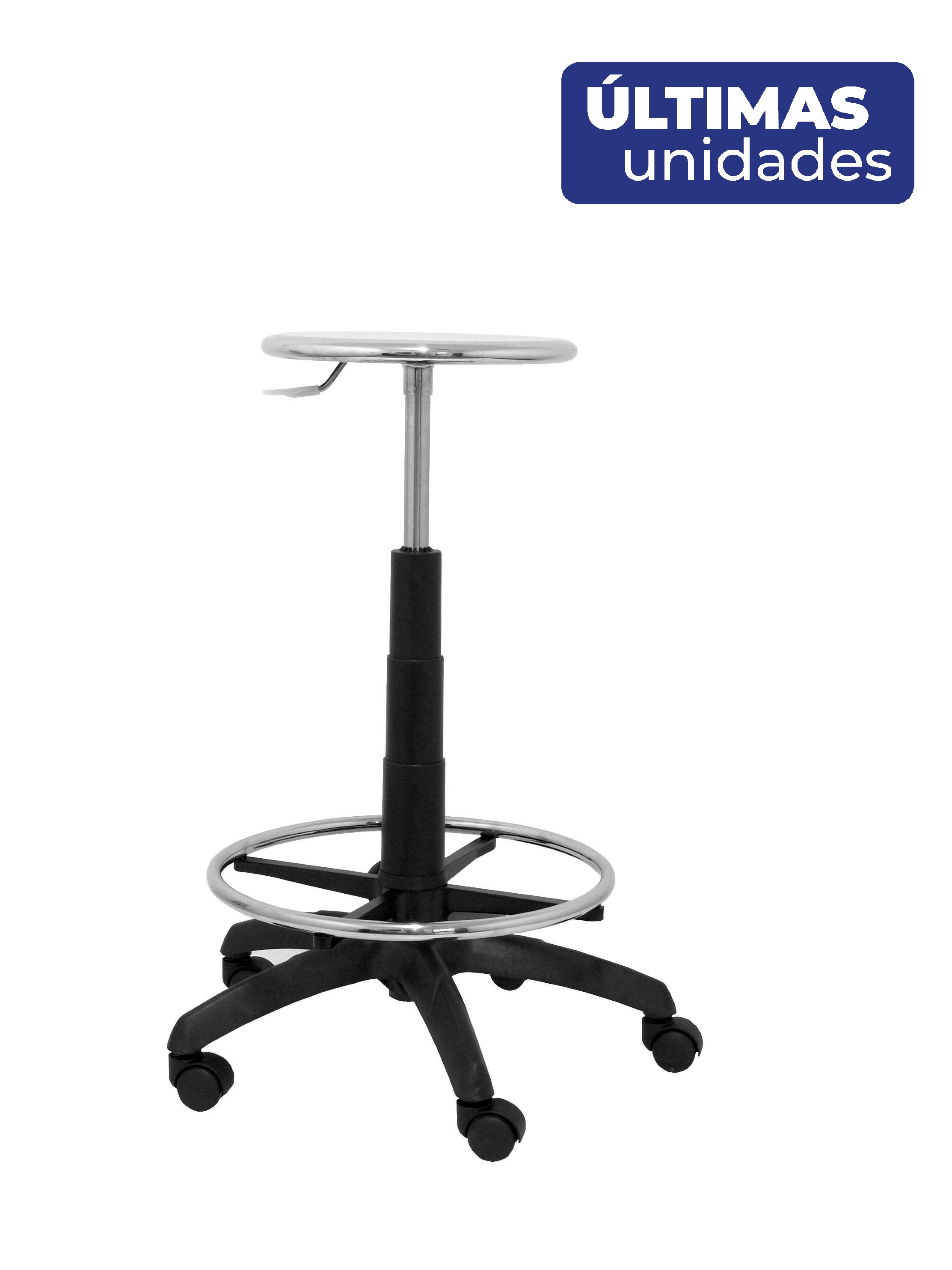 PIQUERAS Y CRESPO Taburete Tinajeros asiento acero ¡Ultimas unidades!!