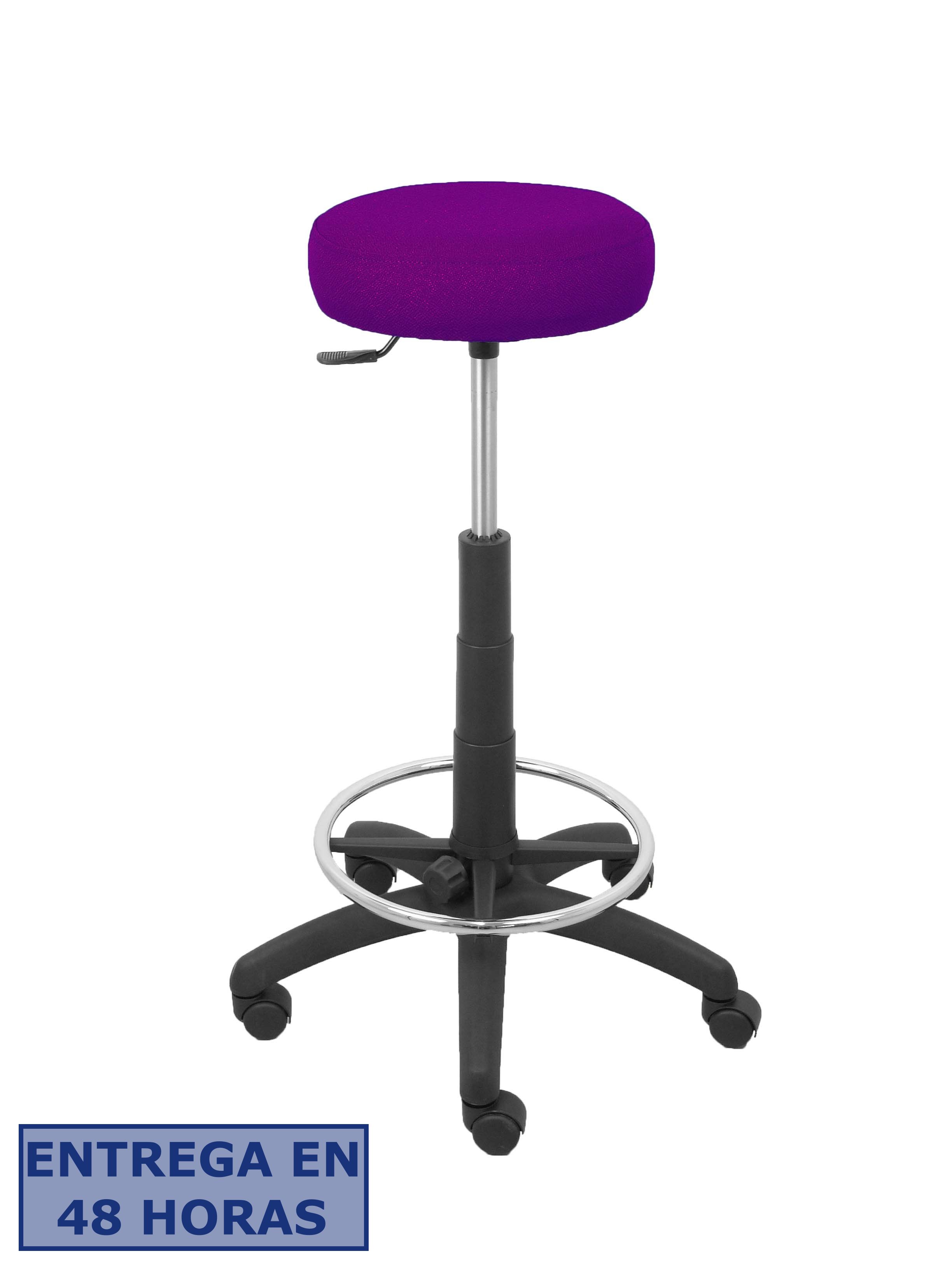 PIQUERAS Y CRESPO Taburete Tolosa bali morado