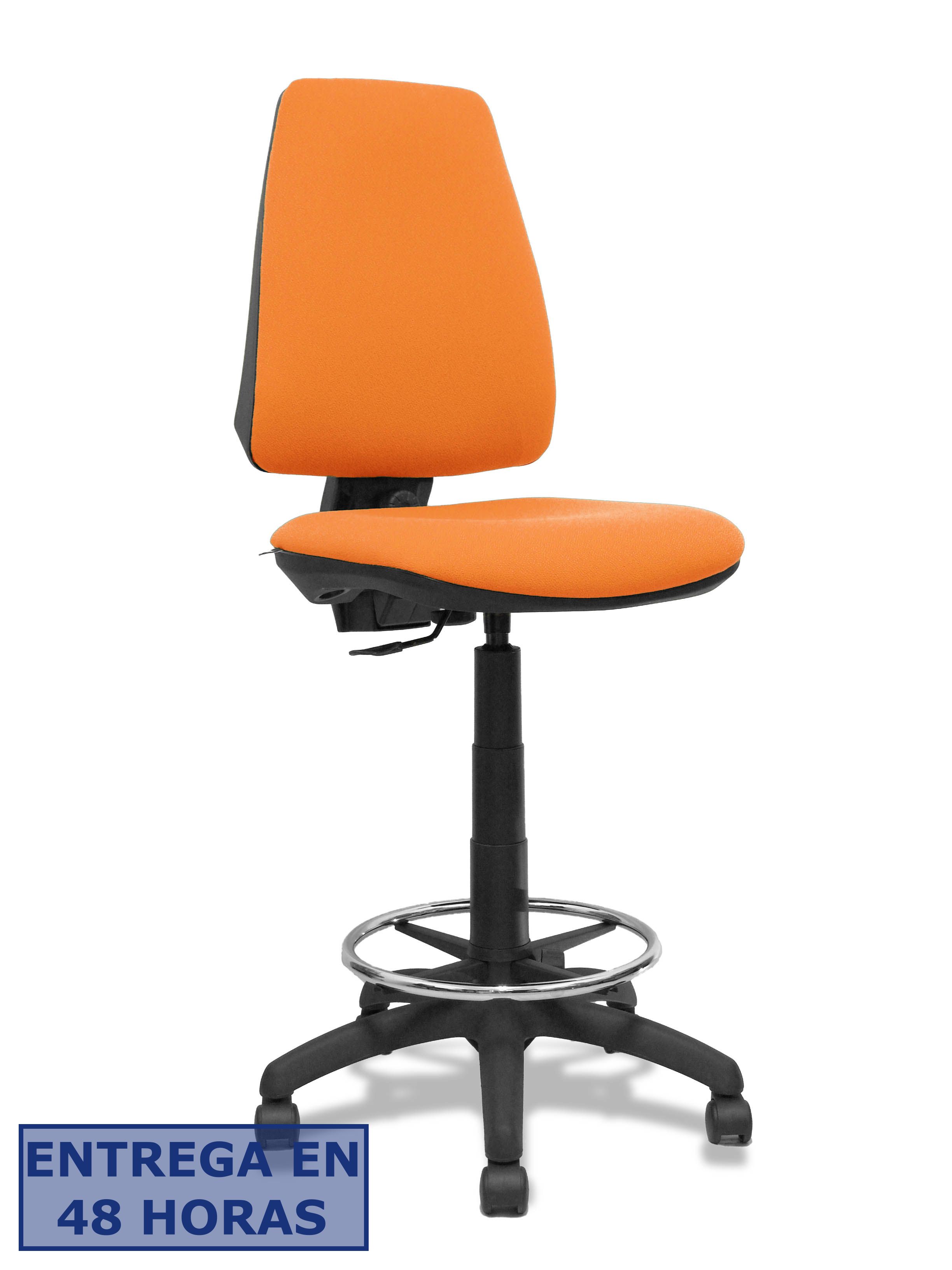 PIQUERAS Y CRESPO Taburete Elche CP bali naranja