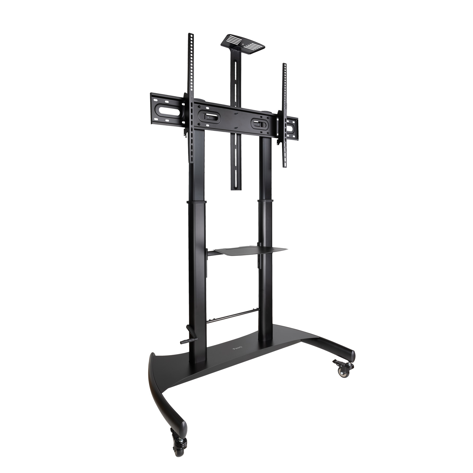 TOOQ Soporte suelo ruedas regulable "ARES" 60-100"