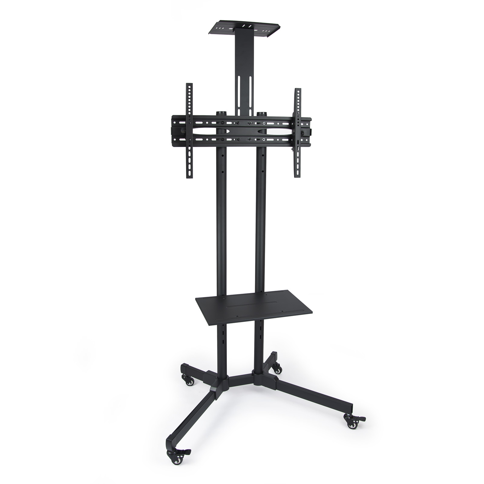 TOOQ Soporte suelo con ruedas pantalla/tv 37-70 negro