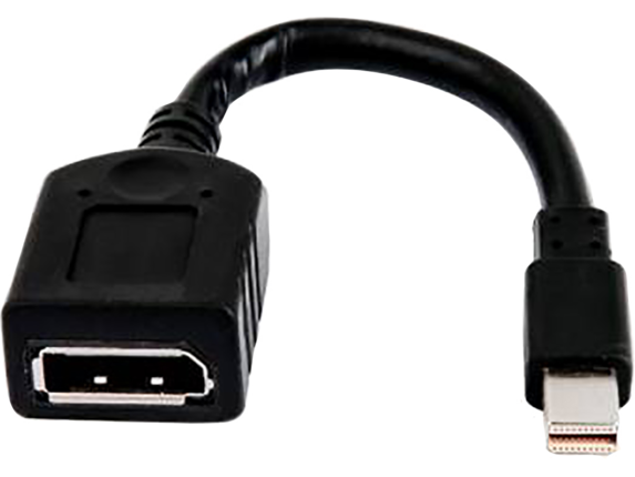 HP Cable adaptador sencillo miniDP a DP