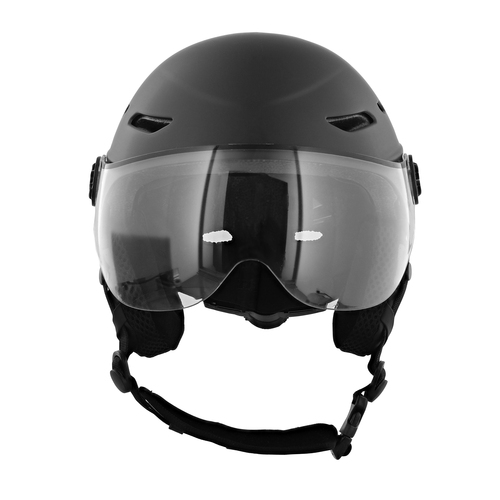 TNB URBAN MOOV - Casco protector con visera y orejeras desmontables - Talla L - NEGRO