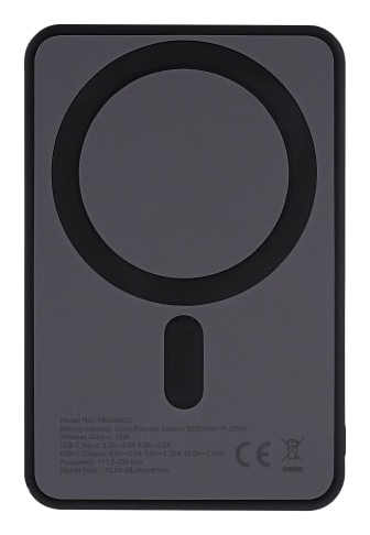 TNB Banco de energia de 5000 mAh compatible con MagSafe - black