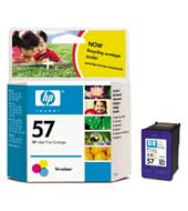 HP Deskjet 5150/5550/5652/5850, PhotoSmart 7150/7350/7345/7530/7550, PSC-1110 Cartucho Color Nº57