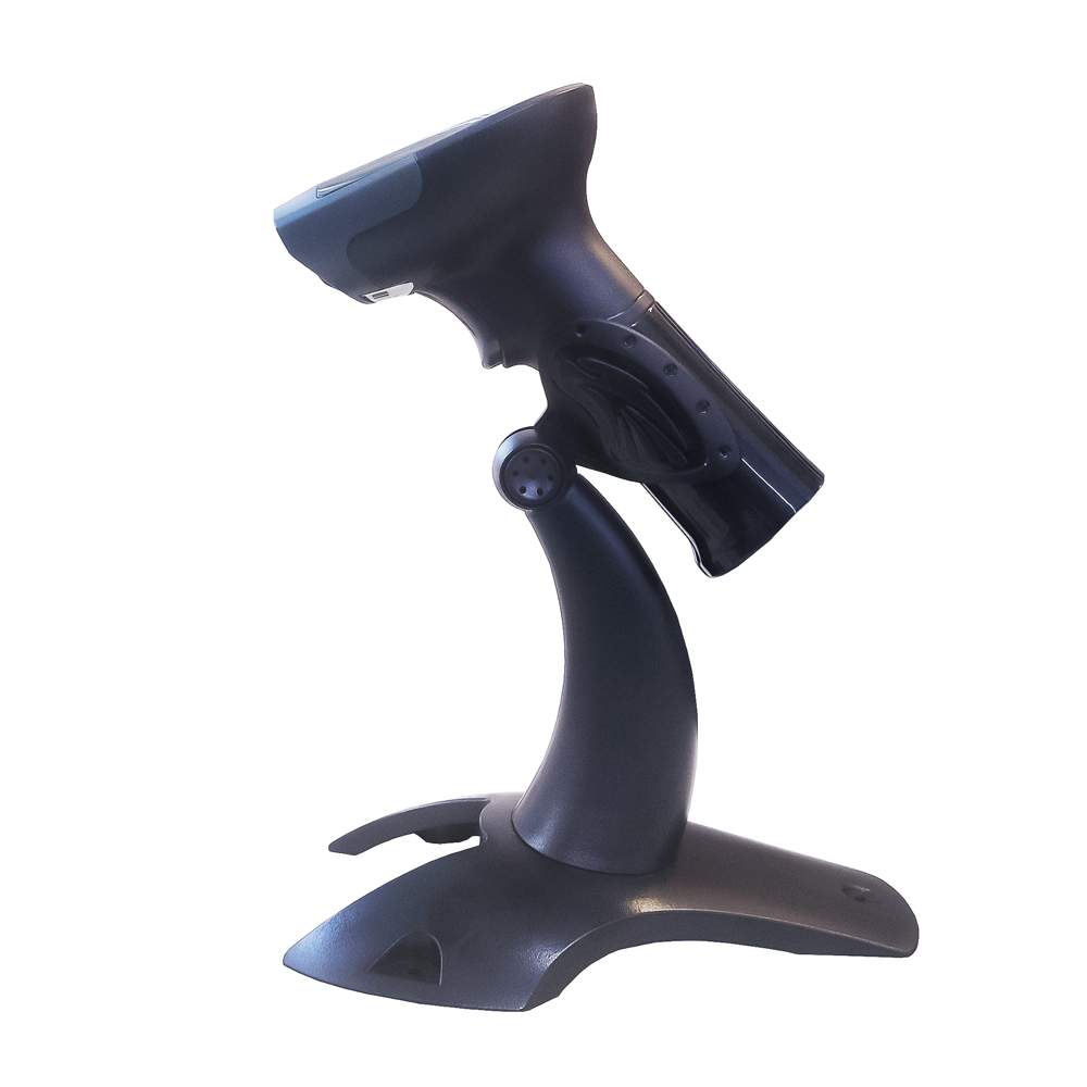 10 POS SCANNER 2D CON SOPORTE 10POS IS-300 USB NEGRO