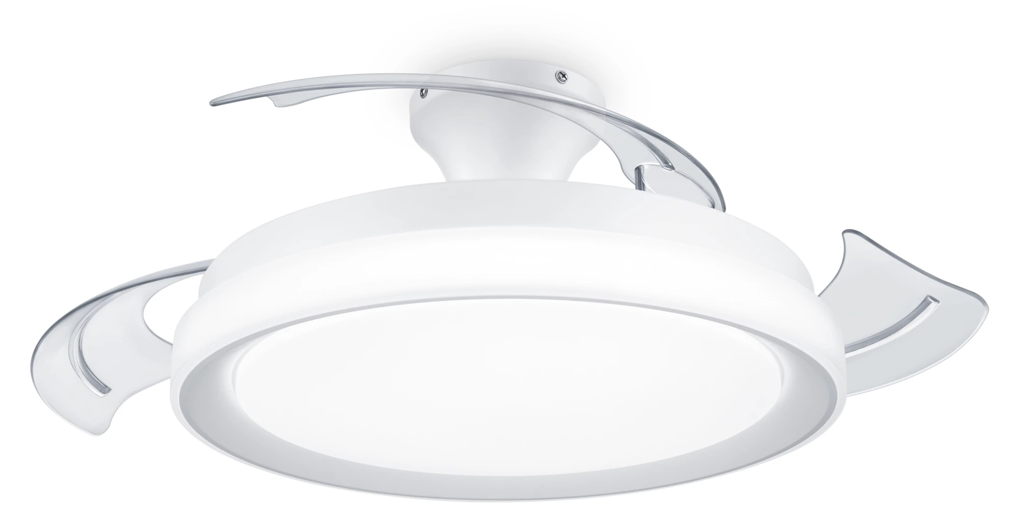 PHILIPS Ventilador Bliss Blanco 35+28 W con luz LED