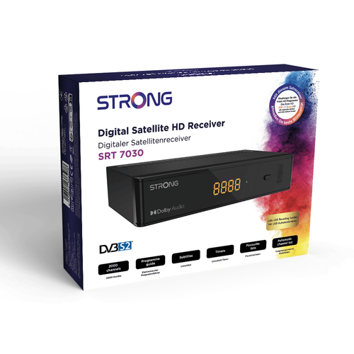 STRONG Terminal Satelite SRT7030 Decodificador para Televisor