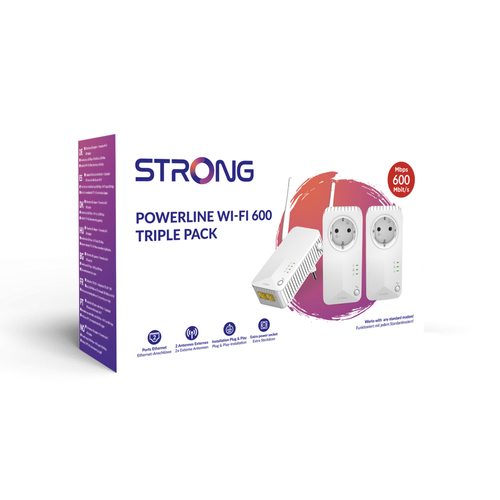 STRONG Amplificador Red Powerline PLWF600 TRIE UV2