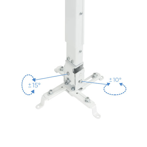 TOOQ SOPORTE PROYECTOR INCLINABLE TECHO BLANCO