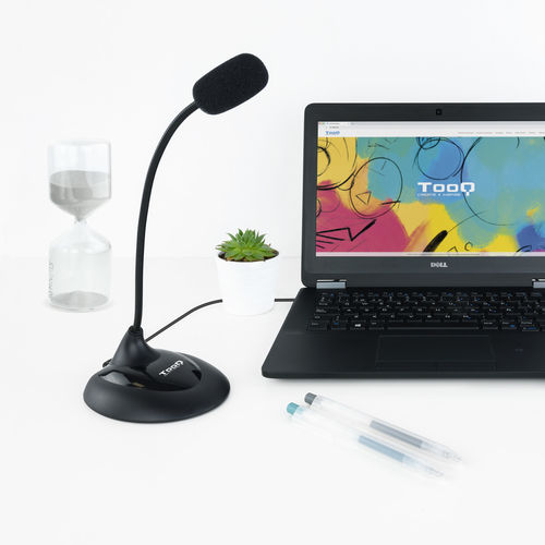TOOQ MICROFONO MULTIMEDIA TQMM-213 FLEXIBLE NEGRO