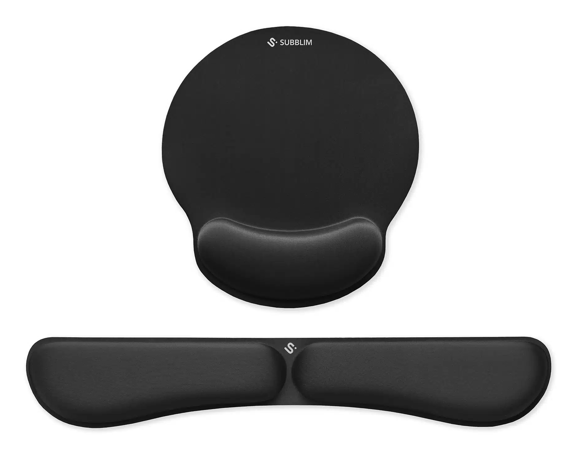 SUBBLIM Alfombrilla PACK ERGO MEMORYFLEX - KEYB WRIST AND MOUSE PAD BL