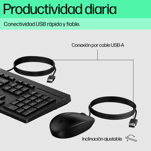 HP Combo 225 Teclado + Raton