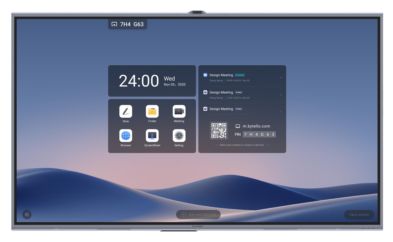 MAXHUB Pantalla interactiva C9850 98" Interactive Touch Display