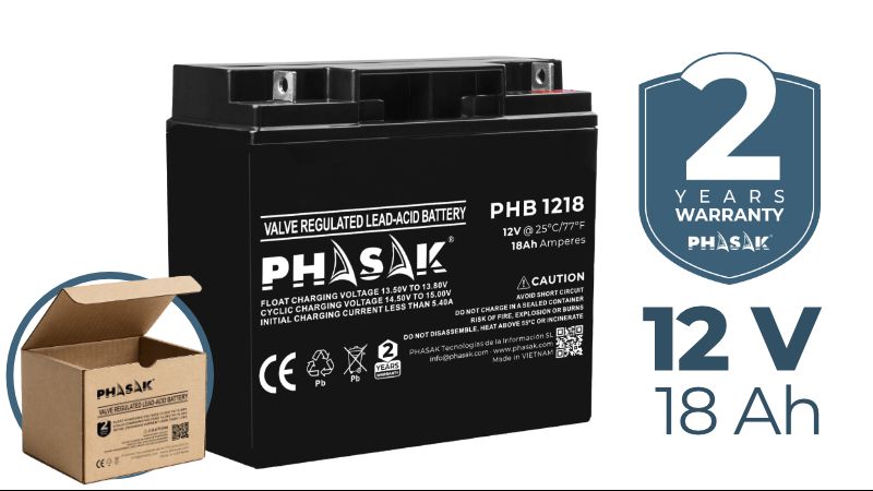 PASHAK Bateria 12V 18Amp