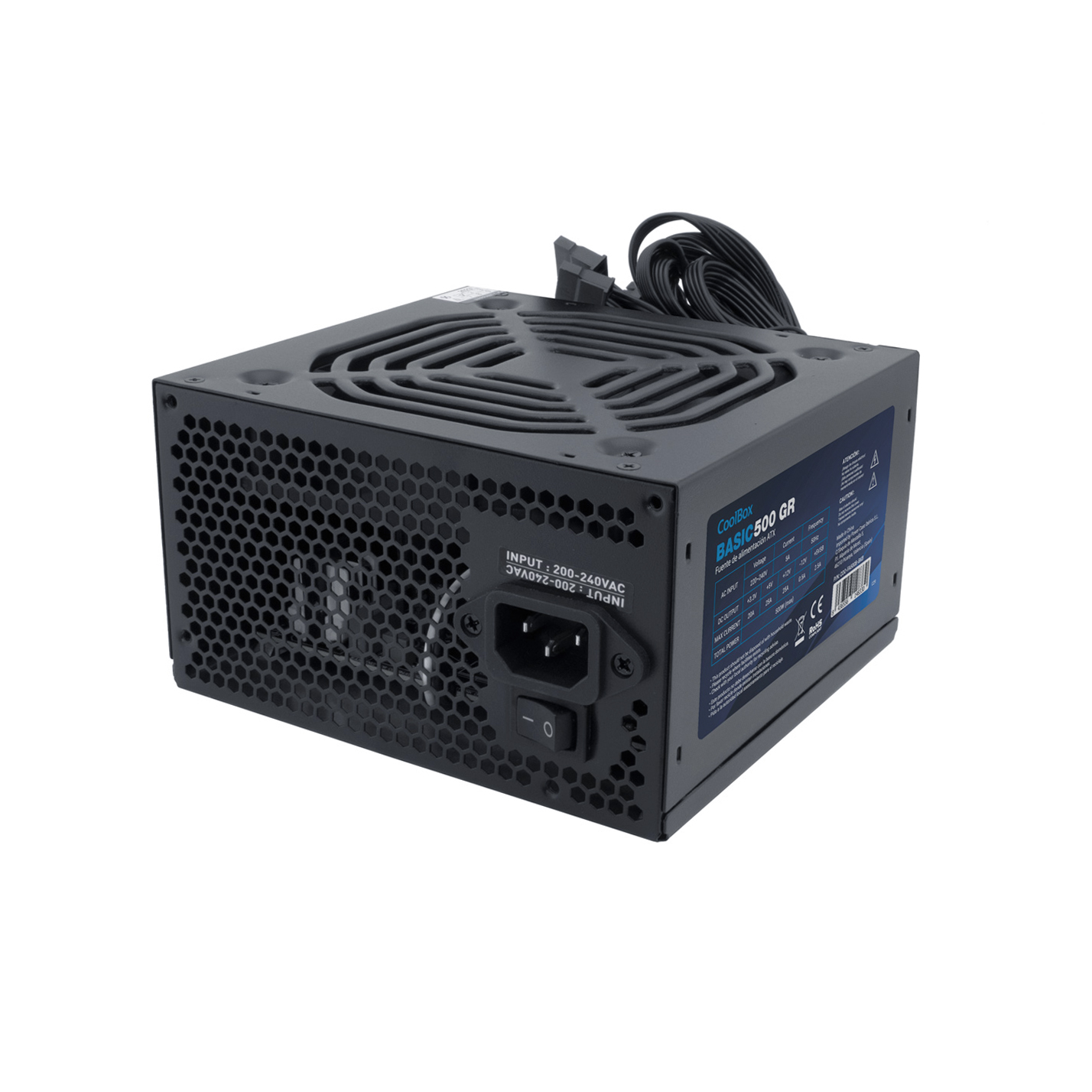 COOLBOX Fuente de alimentacion BASIC 500GR ATX 500W