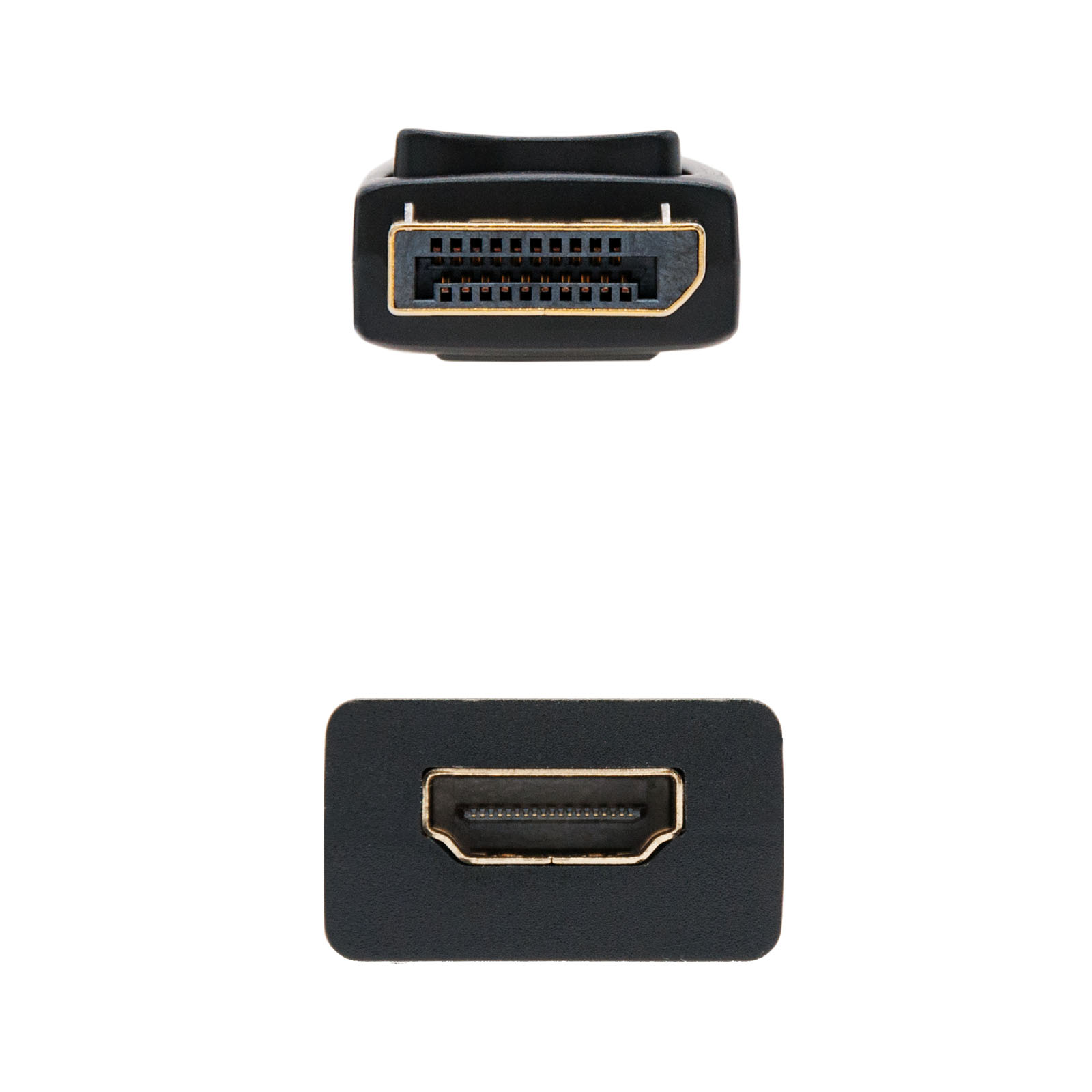 NANOCABLE CONVERSOR DISPLAYPORT A HDMI, DP/M-HDMI/H NEG 15CM